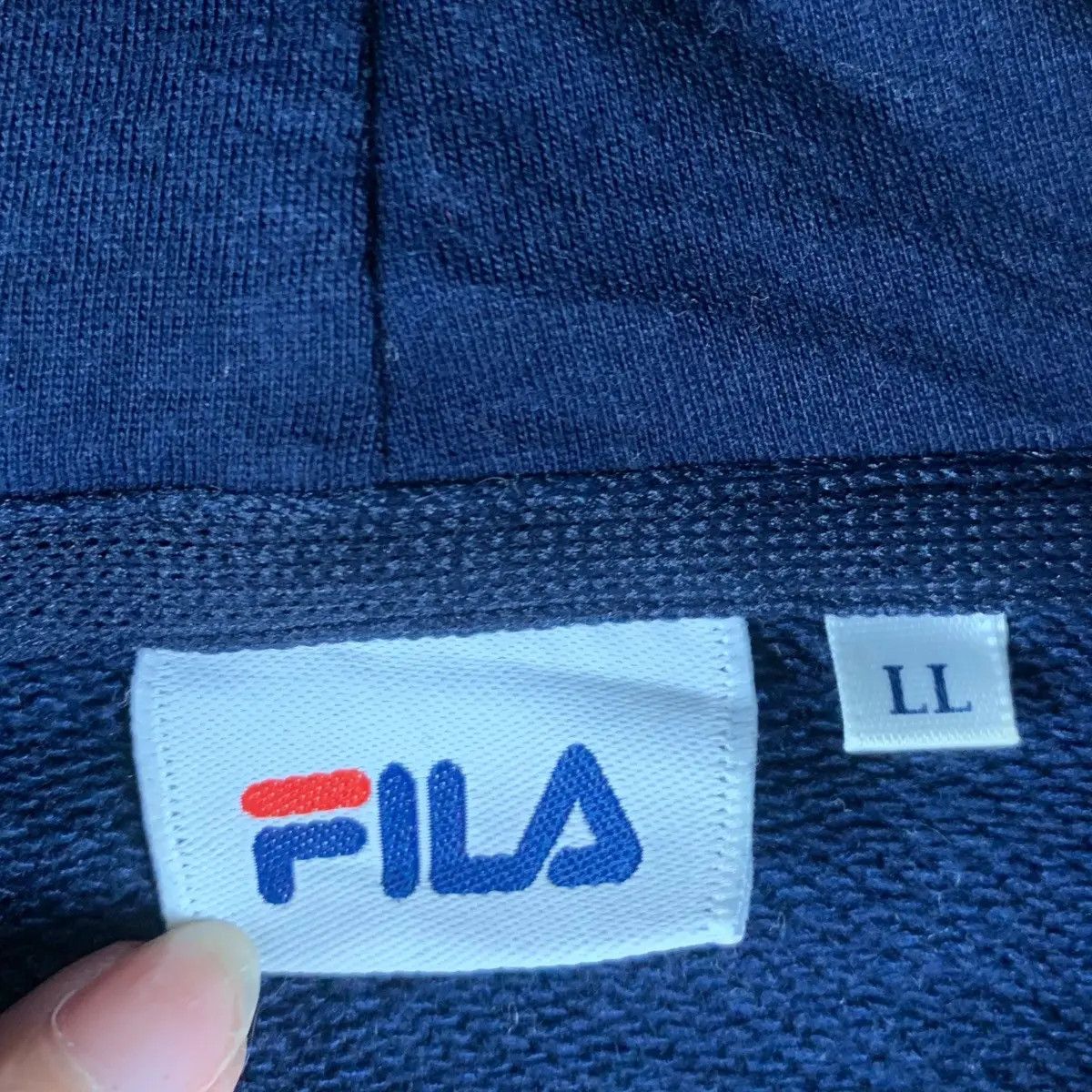Fila Vintage FILA BIELLA ITALIA Center Logo Hoodie Sweatshirt Size L / US 10 / IT 46 - 7 Thumbnail