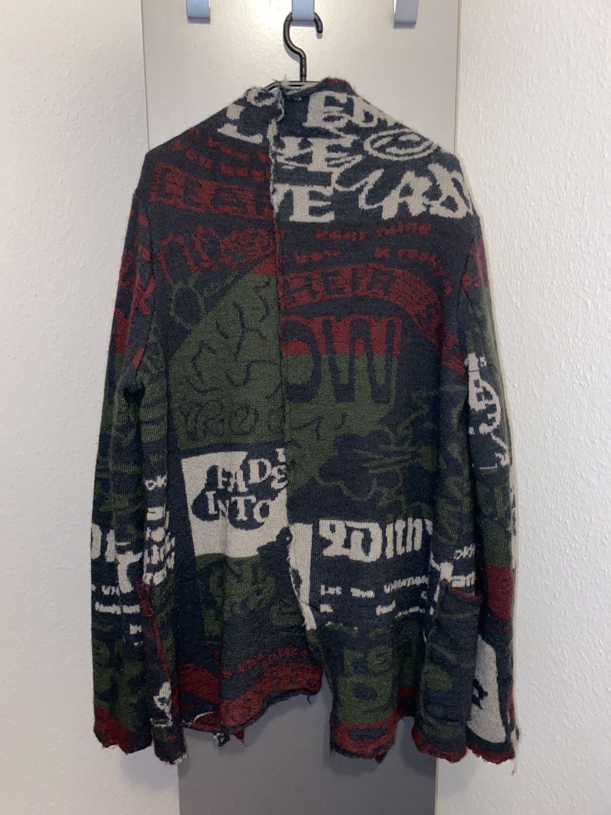 Designer × Rundholz RUNDHOLZ BLACK LABEL Multicolour Wool Knitted Cardigan Size M / US 6-8 / IT 42-44 - 2 Thumbnail