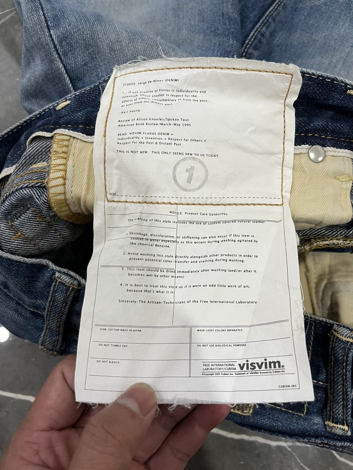 Visvim Visvim fluxus distressed denim Size US 28 / EU 44 - 4 Thumbnail