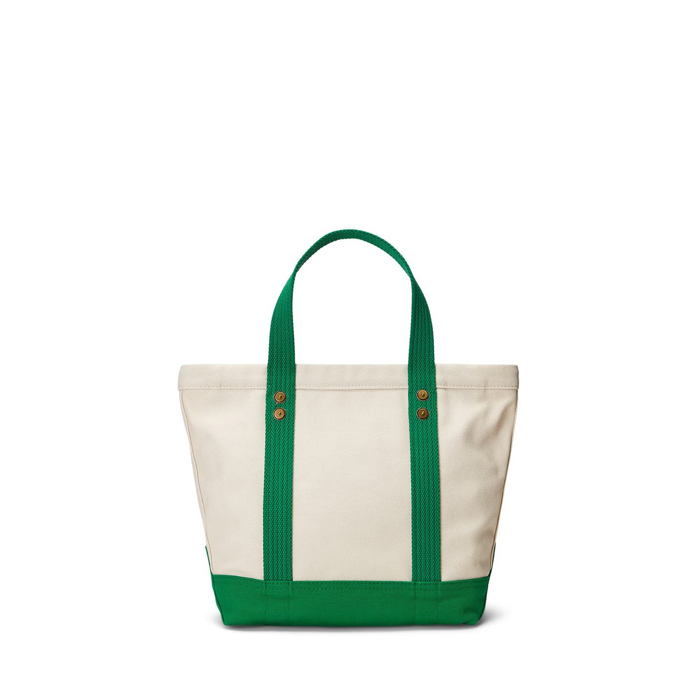 Polo Ralph Lauren o1g2r1mq0825 Size: OS / Bear Tote Bag in Ecru/Green Size ONE SIZE - 3 Thumbnail