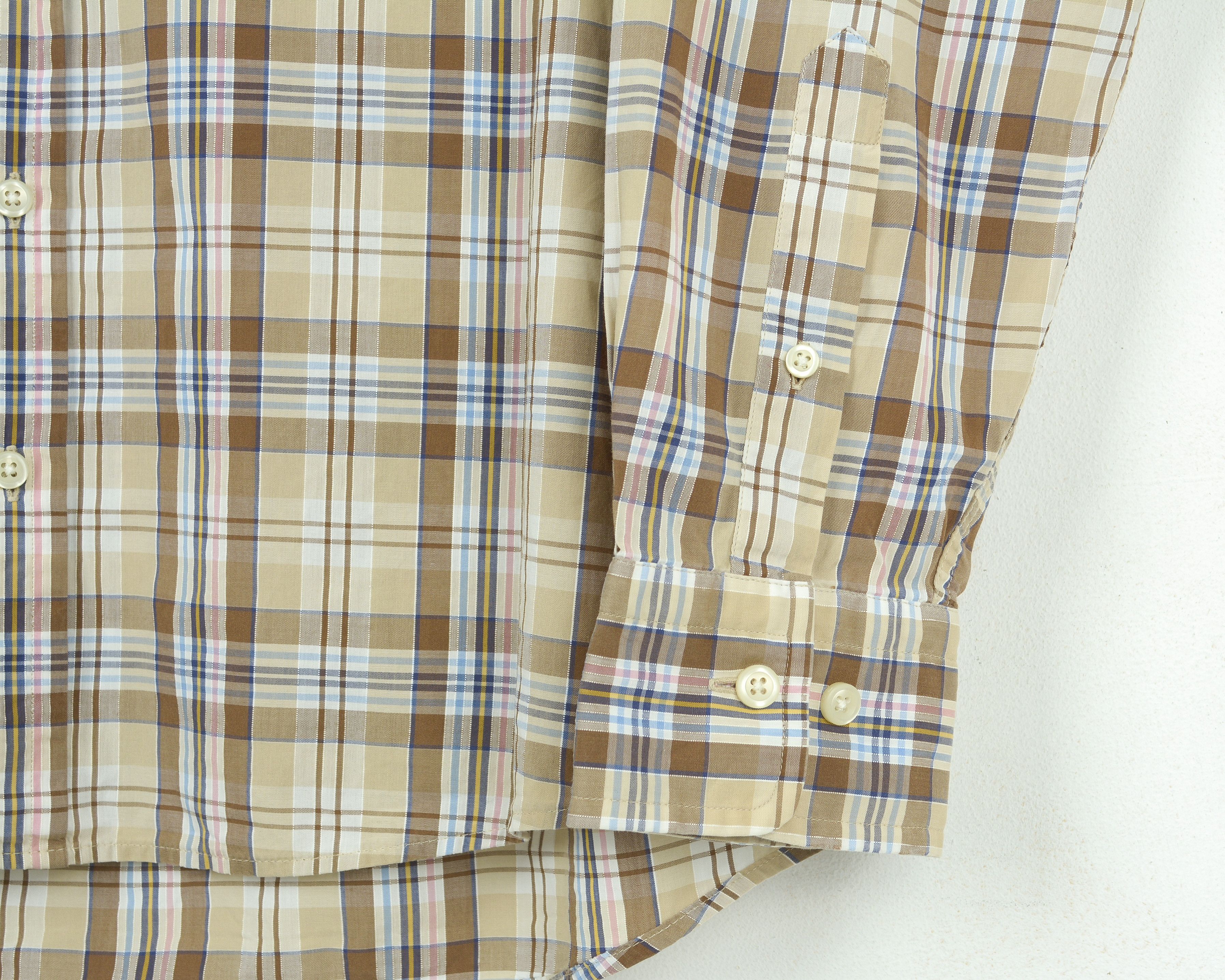 Gant 'Palm Springs Poplin' Casual Shirt Long Sleeve Plaid Check Size US L / EU 52-54 / 3 - 3 Thumbnail