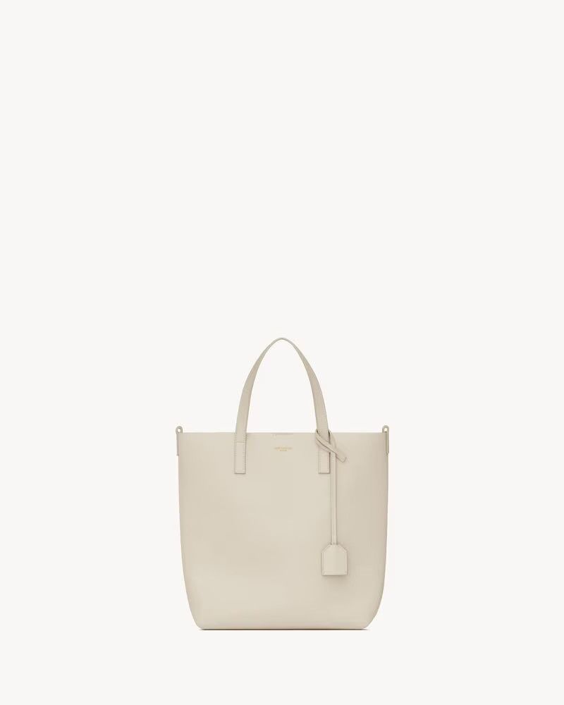 Saint Laurent Paris o1b1hav110924 Size: OS / Toy Shopping Leather Tote Bag White Size ONE SIZE - 5 Thumbnail