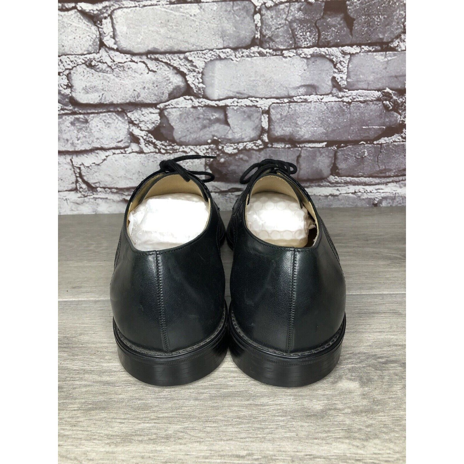 Other M. JOHN Classic Black Leather Wingtip Oxford Lace Dress Shoe Size US 10 / EU 43 - 5 Thumbnail
