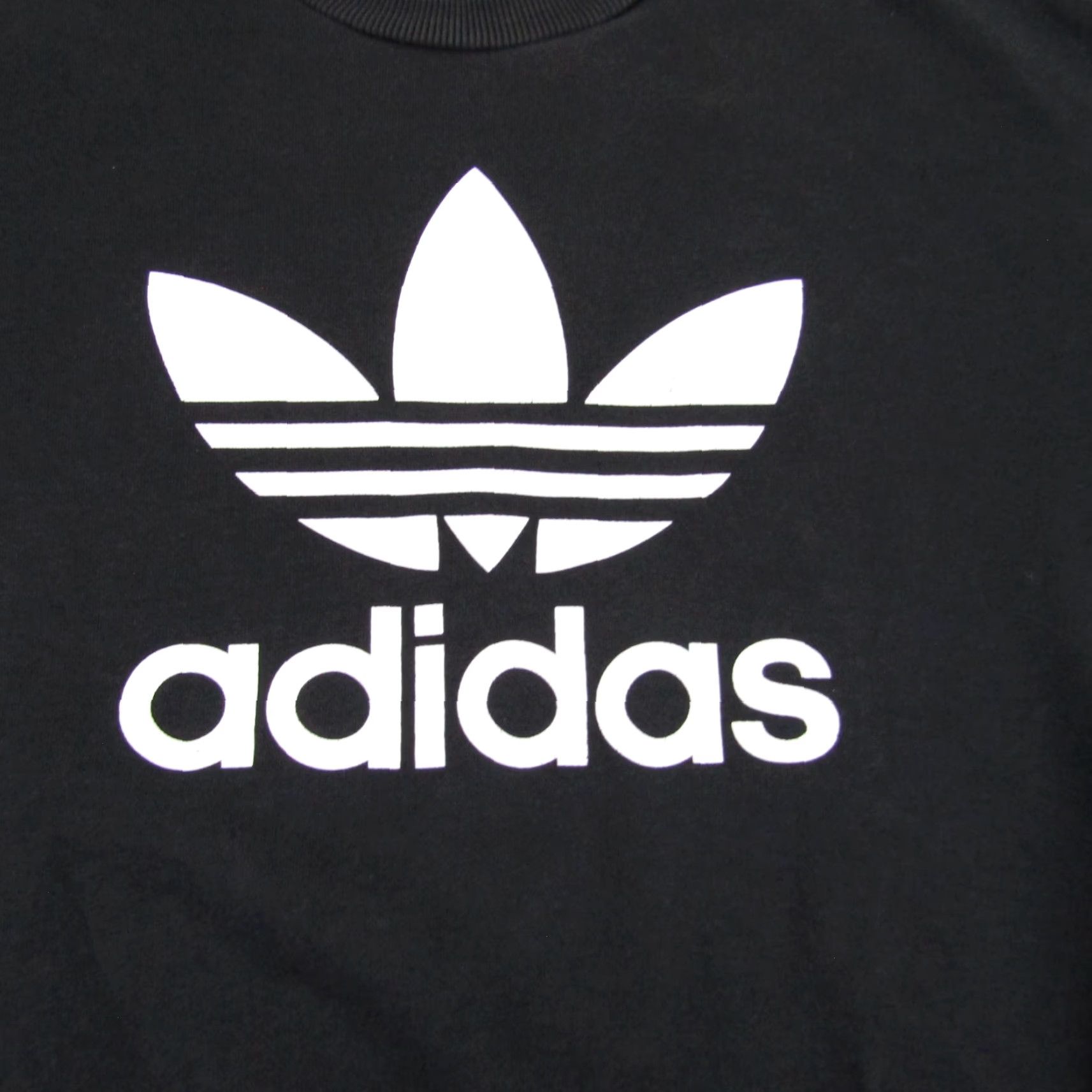 Adidas VINTAGE Adidas Sweatshirt Womens Small Black Logo Pullover Knit Crewneck Casual Activewear Size S / US 4 / IT 40 - 5 Thumbnail