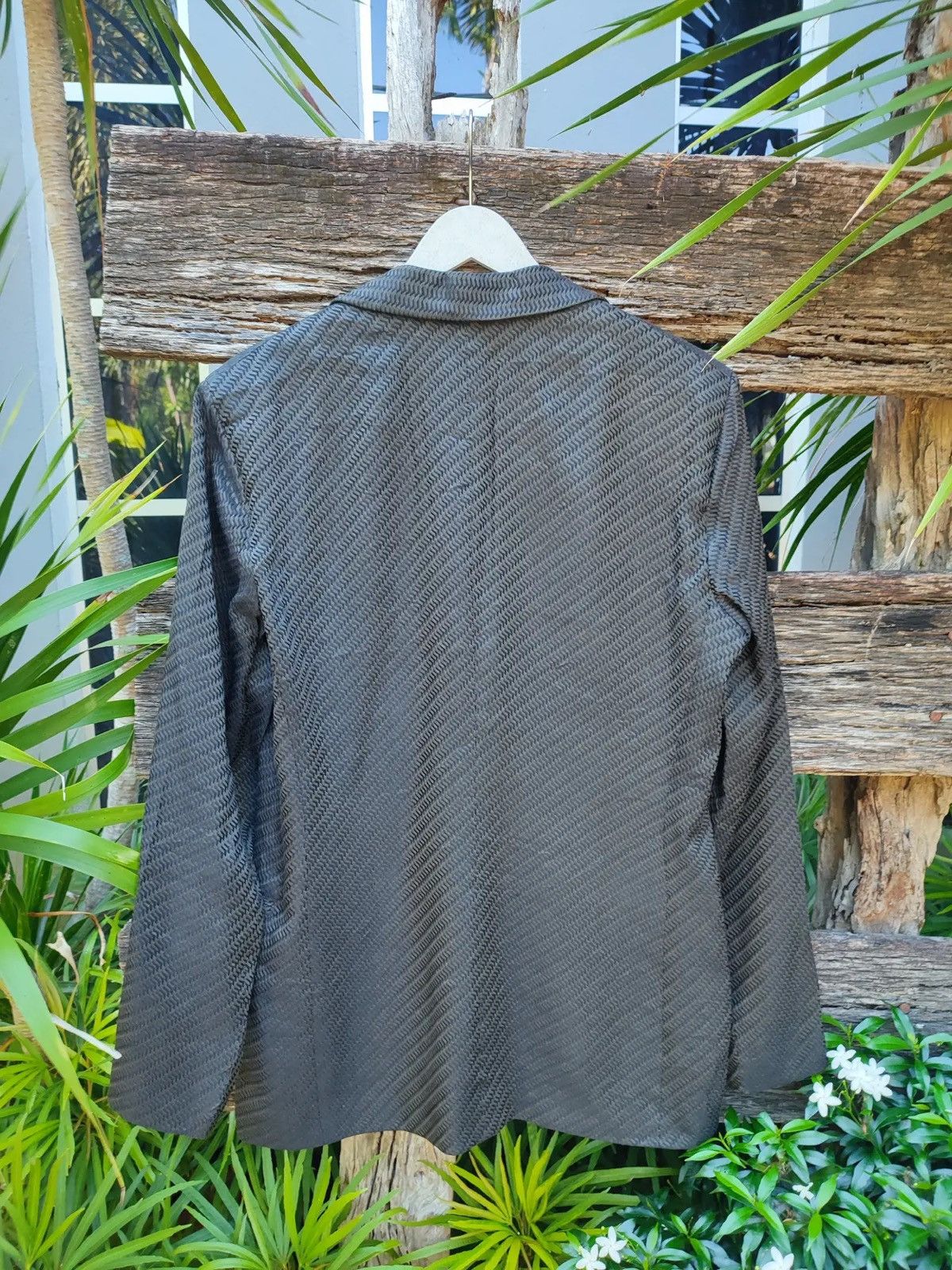 Emporio Armani Vintage Emporio Armani Made in Italy Blazer Jacket Size 38R - 7 Thumbnail