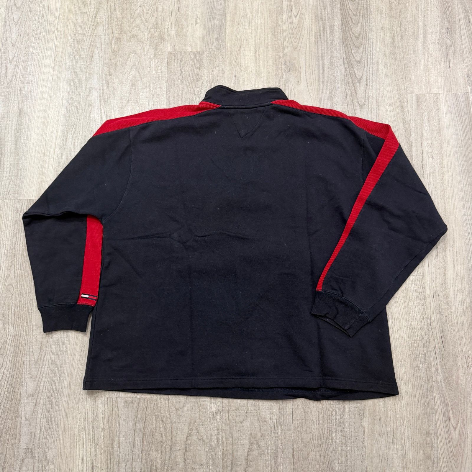 Tommy Hilfiger Vintage Tommy Hilfiger 1/4 Zip Sweatshirt Men's XL Blue Red Size US XL / EU 56 / 4 - 5 Thumbnail