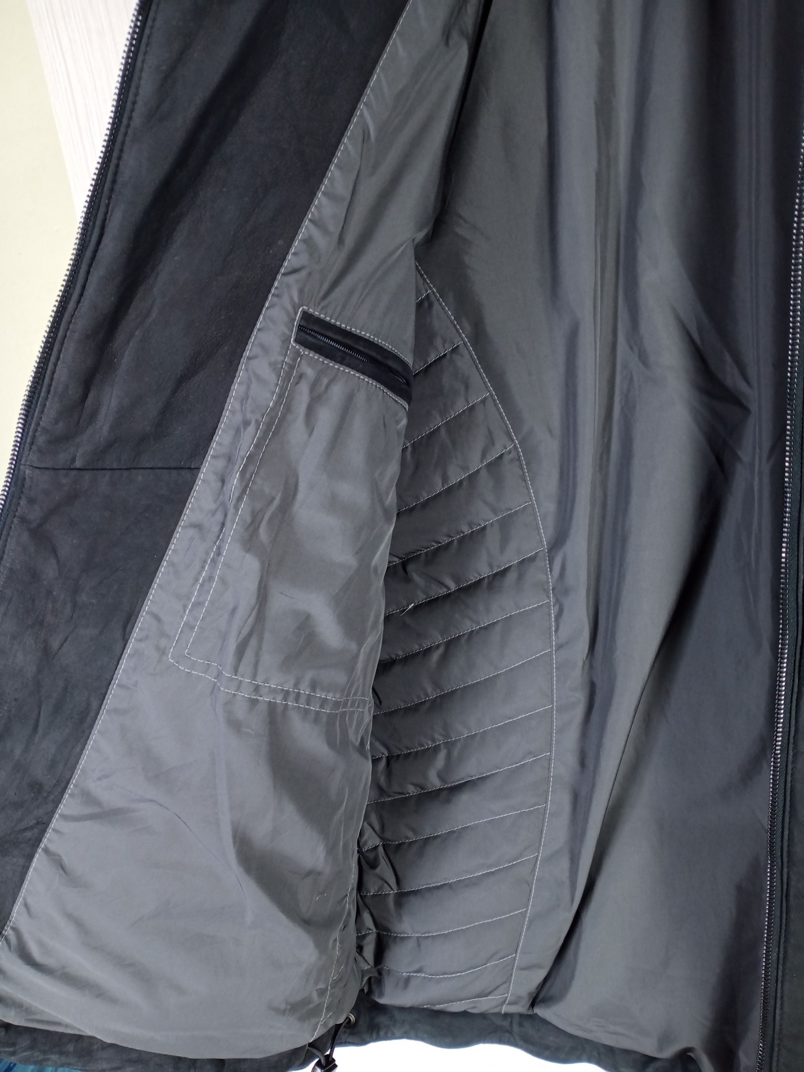 Hugo Boss Rare Hugo Boss Puffer Leather Calfskin Bomber Jacket Size US L / EU 52-54 / 3 - 6 Thumbnail