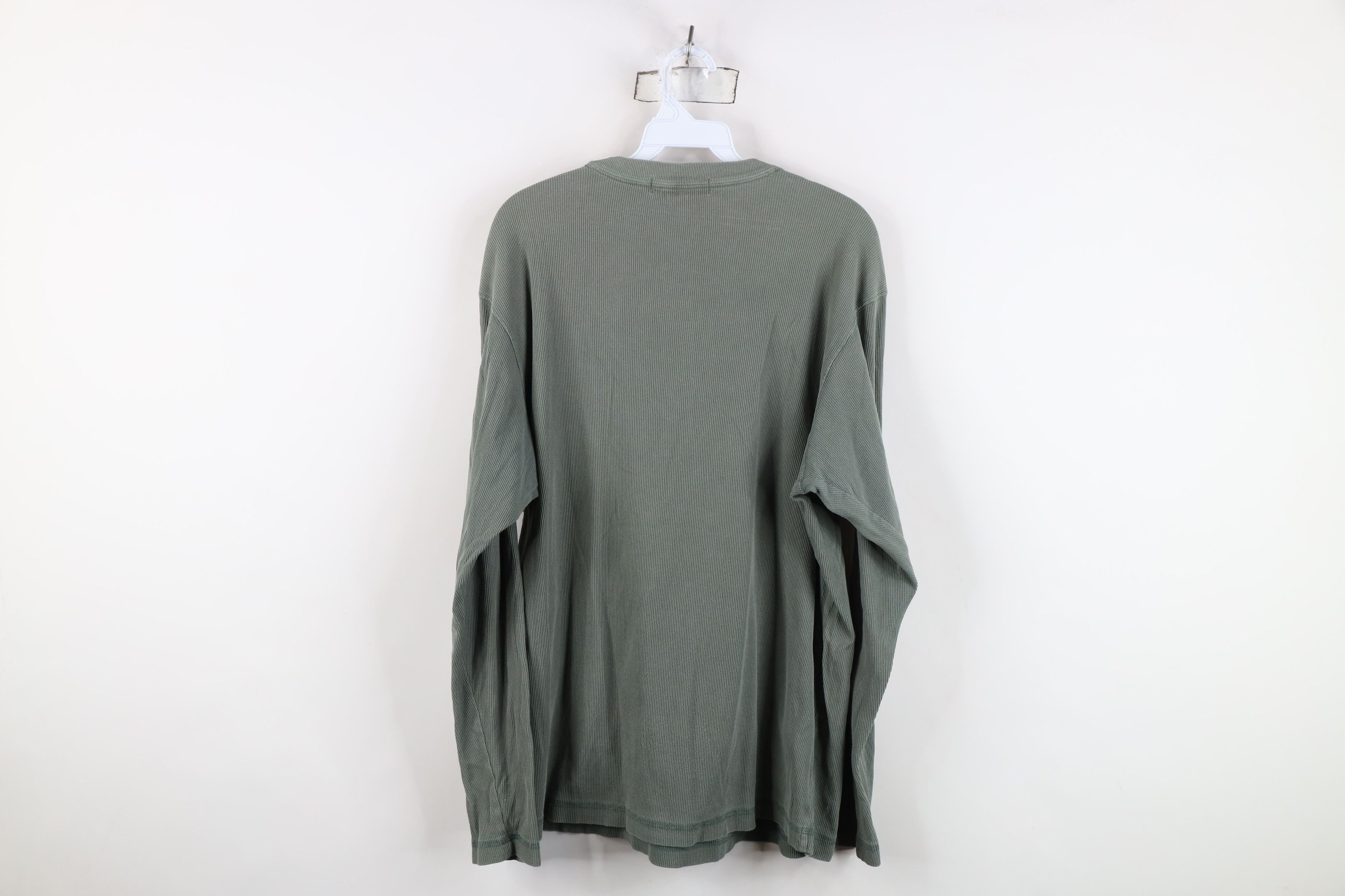 Banana Republic Vintage 90s Banana Republic Knit Long Sleeve Henley T-Shirt Size US L / EU 52-54 / 3 - 10 Thumbnail