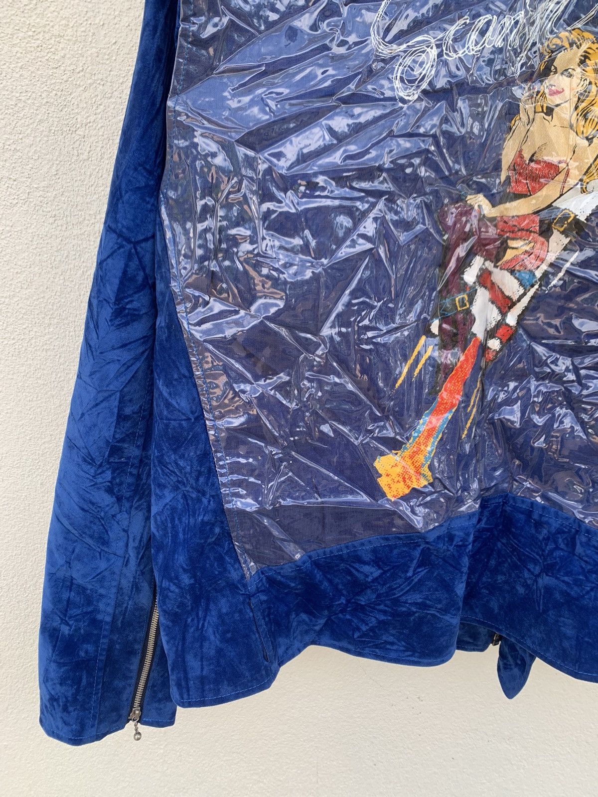 GOREWEAR × The Unbranded Brand Velvet Rider Style Jacket With Nice Print Rocket Ladies Size US M / EU 48-50 / 2 - 14 Thumbnail