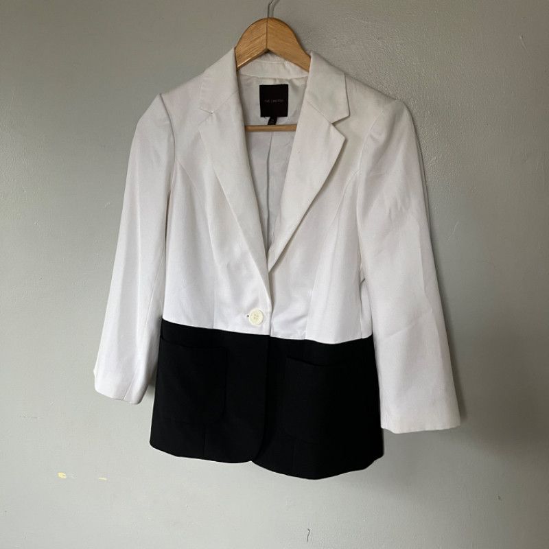 Designer The Limited Two-Tone Women's Blazer XS Size XS / US 0-2 / IT 36-38 - 1 Thumbnail
