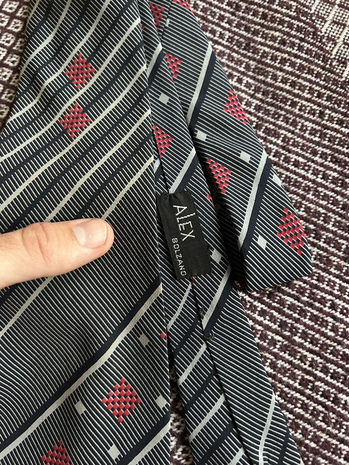 Yves Saint Laurent YvesSaintLaurent Paris Silk Tie 100% Seta Rare Solid Unisex Size ONE SIZE - 3 Thumbnail