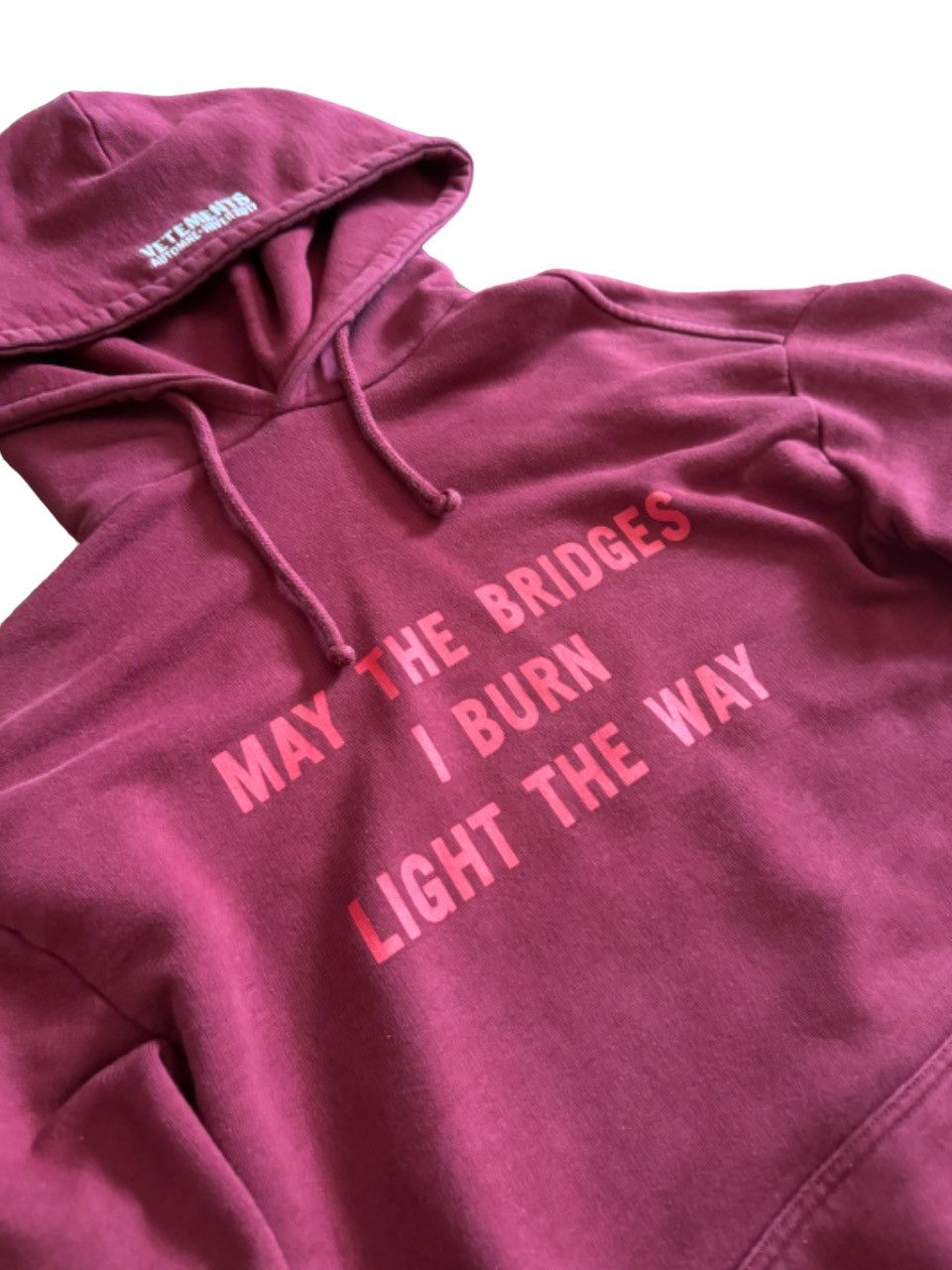 Vetements Vetements “May The Bridges” Hoodie RARE Size US XS / EU 42 / 0 - 2 Thumbnail