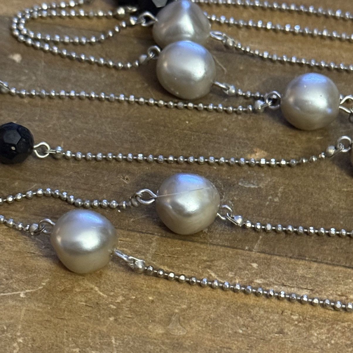 Other Park Lane long silver tone station bead necklace Size ONE SIZE - 3 Thumbnail