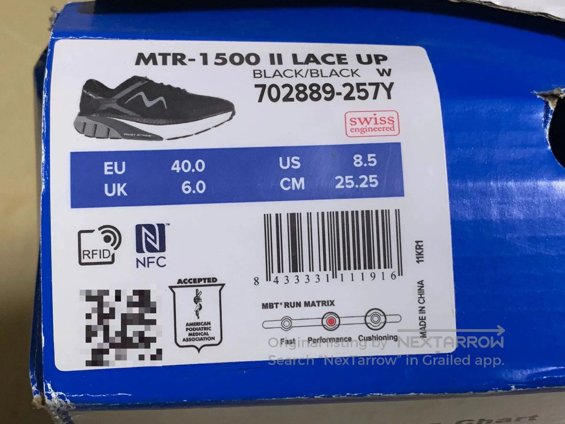 Japanese Brand MBT Men's Spring-Autumn Running Shoes. Size US 7 / EU 40 - 5 Thumbnail