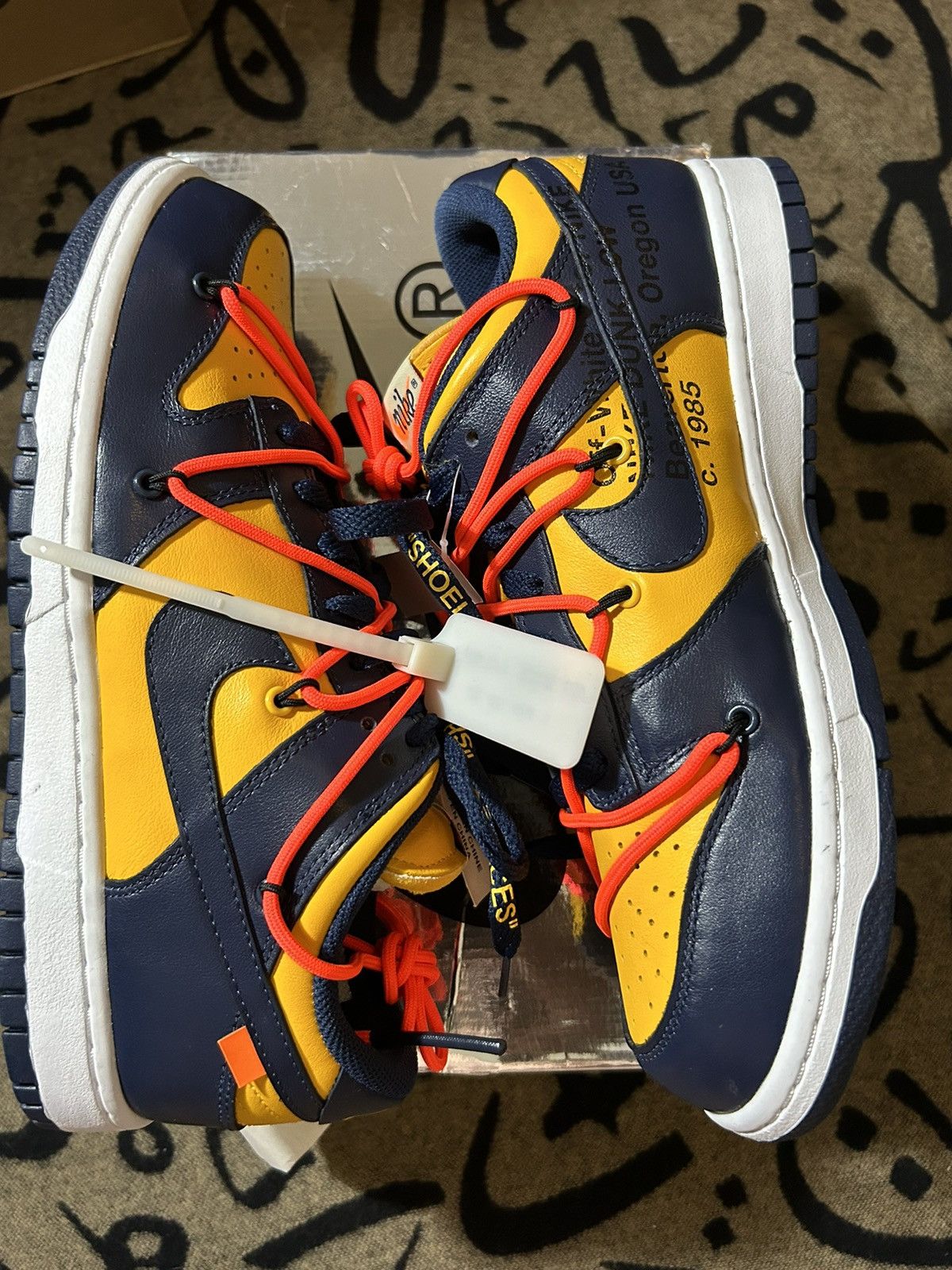 Nike × Off-White NIKE x OFF-WHITE Virgil Abloh Dunk low Size US 9 / EU 42 - 7 Thumbnail