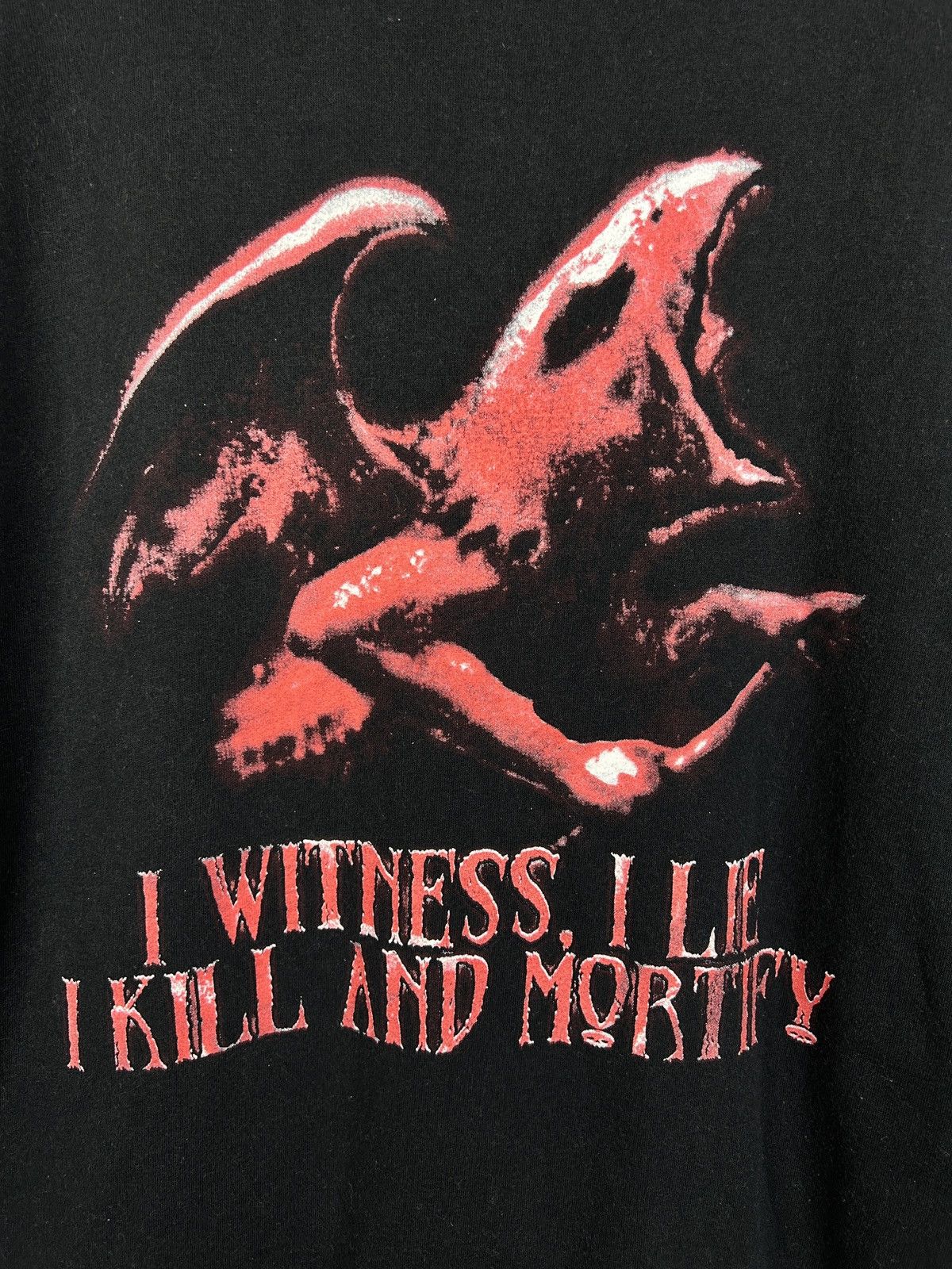 00s Sinister 2001 I Witness, I Lie, I Kill Death Metal Tee