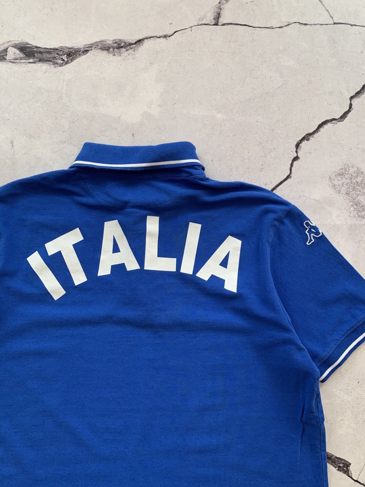 Kappa Kappa Italia Vintage Blue Y2K Big Logo Polo Shirt Size US XL / EU 56 / 4 - 10 Thumbnail