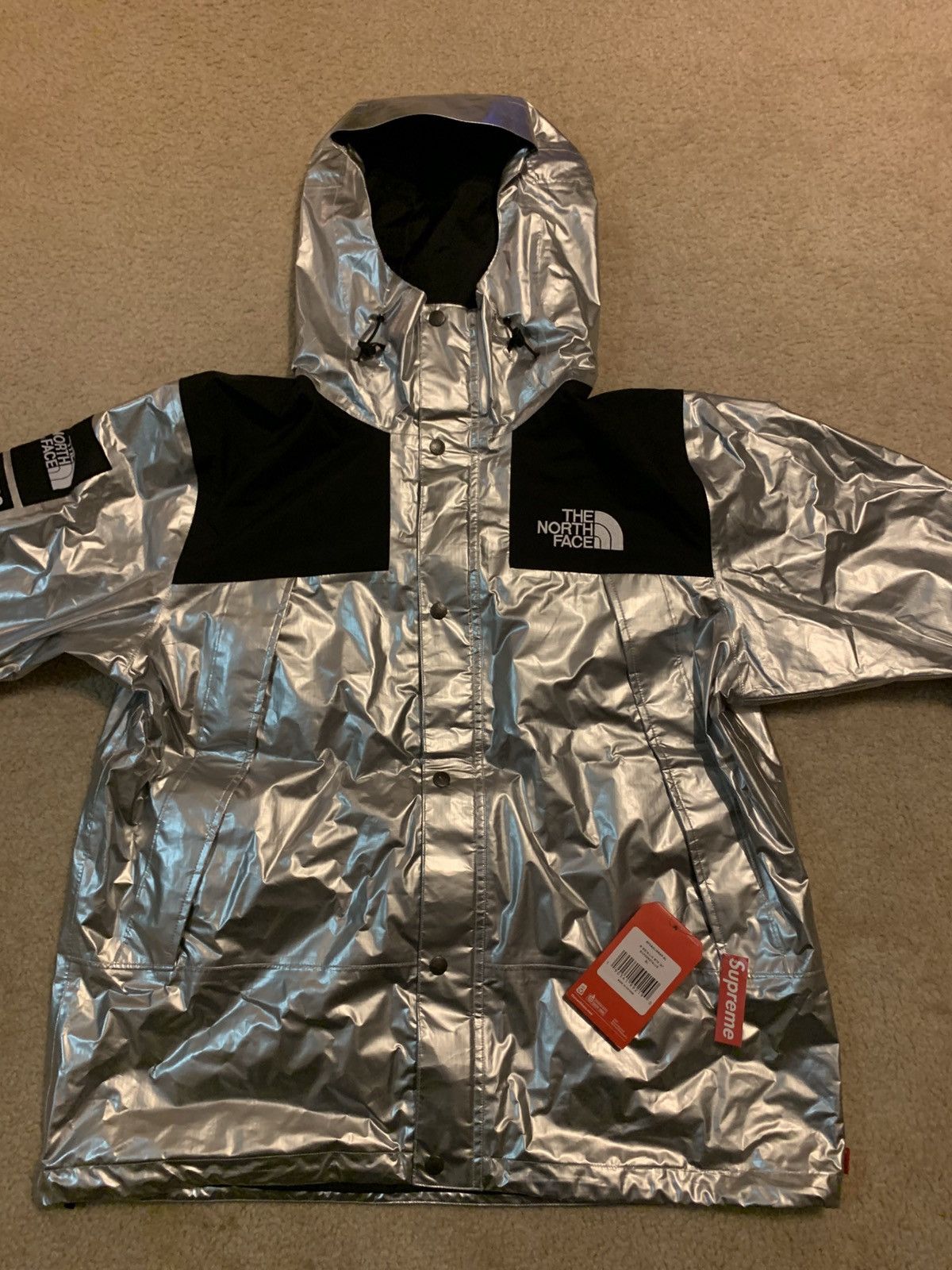 Supreme the north face metallic mountain parka on sale