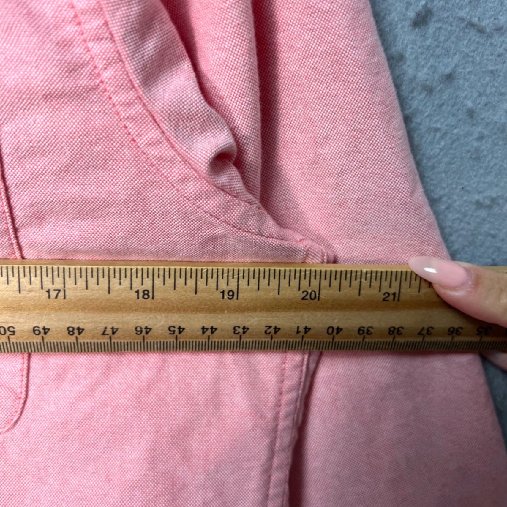 J.Crew J.CREW Button-Up Shirt Mens Medium 15-15.5 Pink 100% Cotton Solid Long Sleeve Collared Pocketed Casual Regular Fit, Size US M / EU 48-50 / 2 - 5 Thumbnail