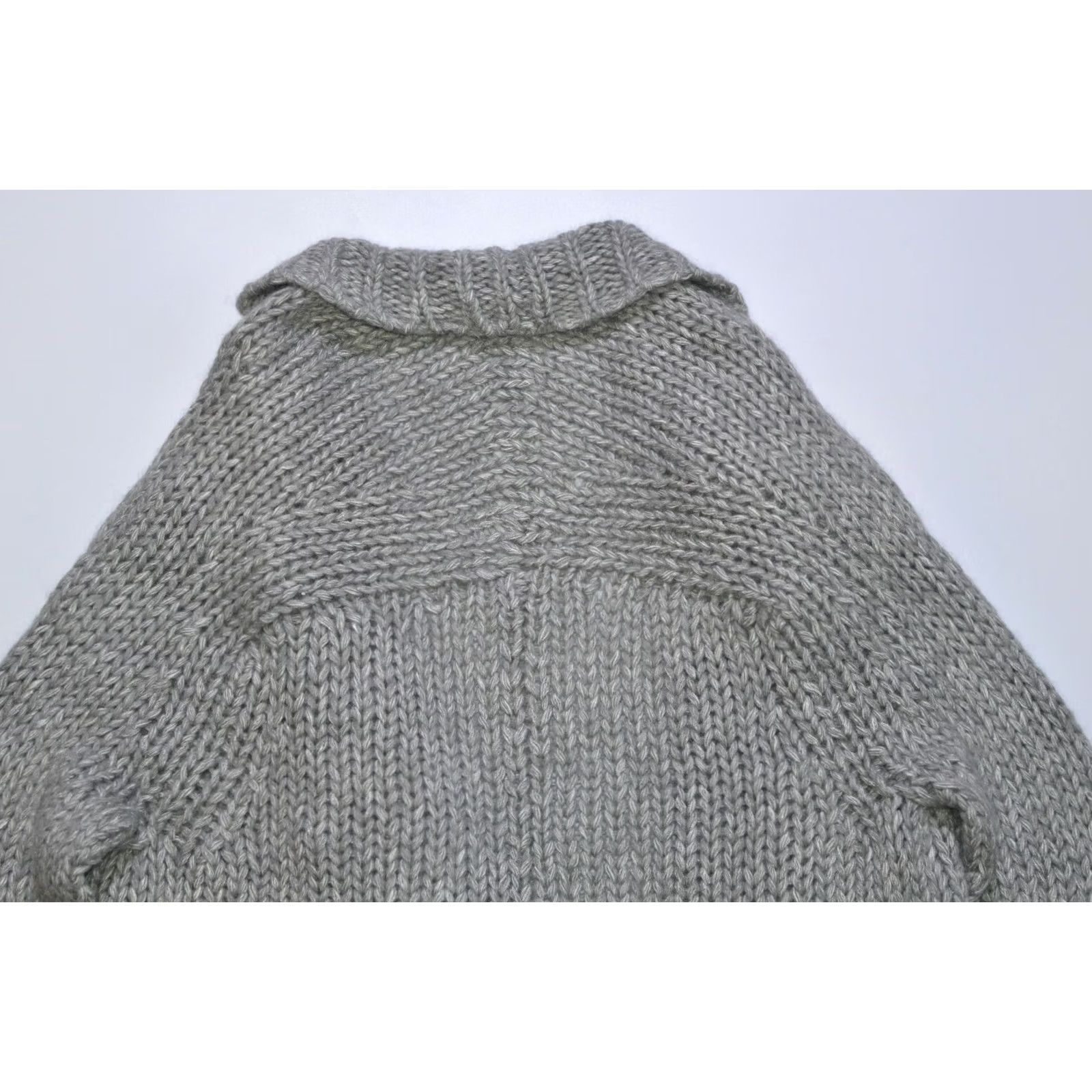 Alexander Wang Alexander Wang Designer Cardigan Sweater Wool Mohair Silk Chunky Knit Gray S Women XS? No Size S Size S / US 4 / IT 40 - 6 Thumbnail