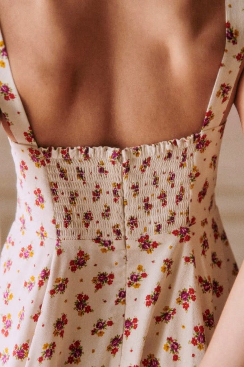 Sezane Sezane Paris Salie Mini Dress Sleeveless Mindy Floral Print Size M / US 6-8 / IT 42-44 - 4 Thumbnail