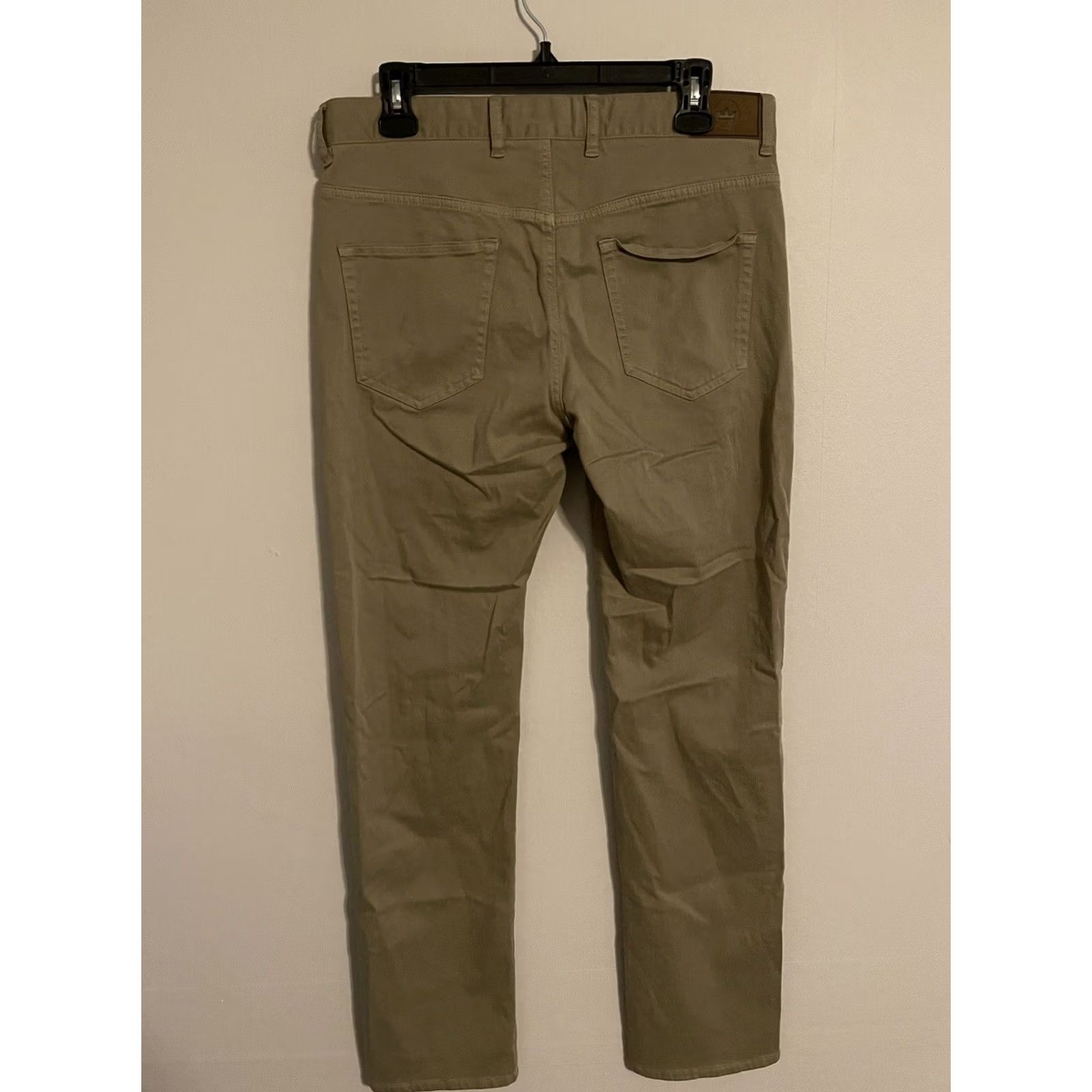 Peter Millar Peter Millar Pants Chino Khaki Five-Pocket Ultimate Sateen MF19B39 Beige Mens 32 Size US 32 / EU 48 - 3 Thumbnail