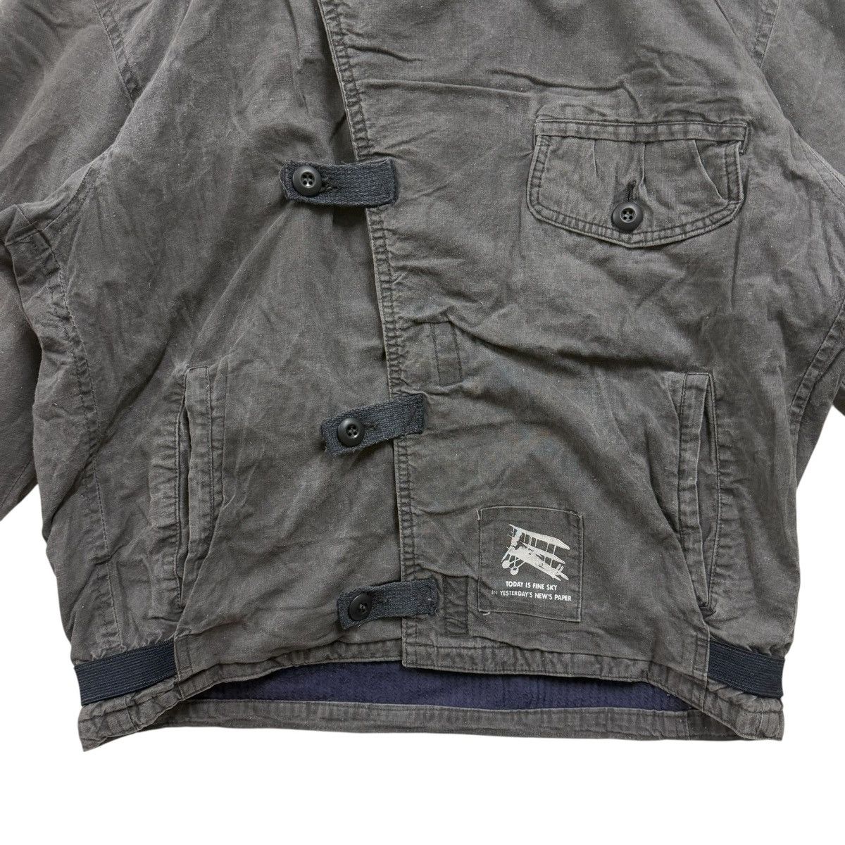 Vintage Vintage Air Force Jacket Liked Swedish Military Size US M / EU 48-50 / 2 - 6 Thumbnail