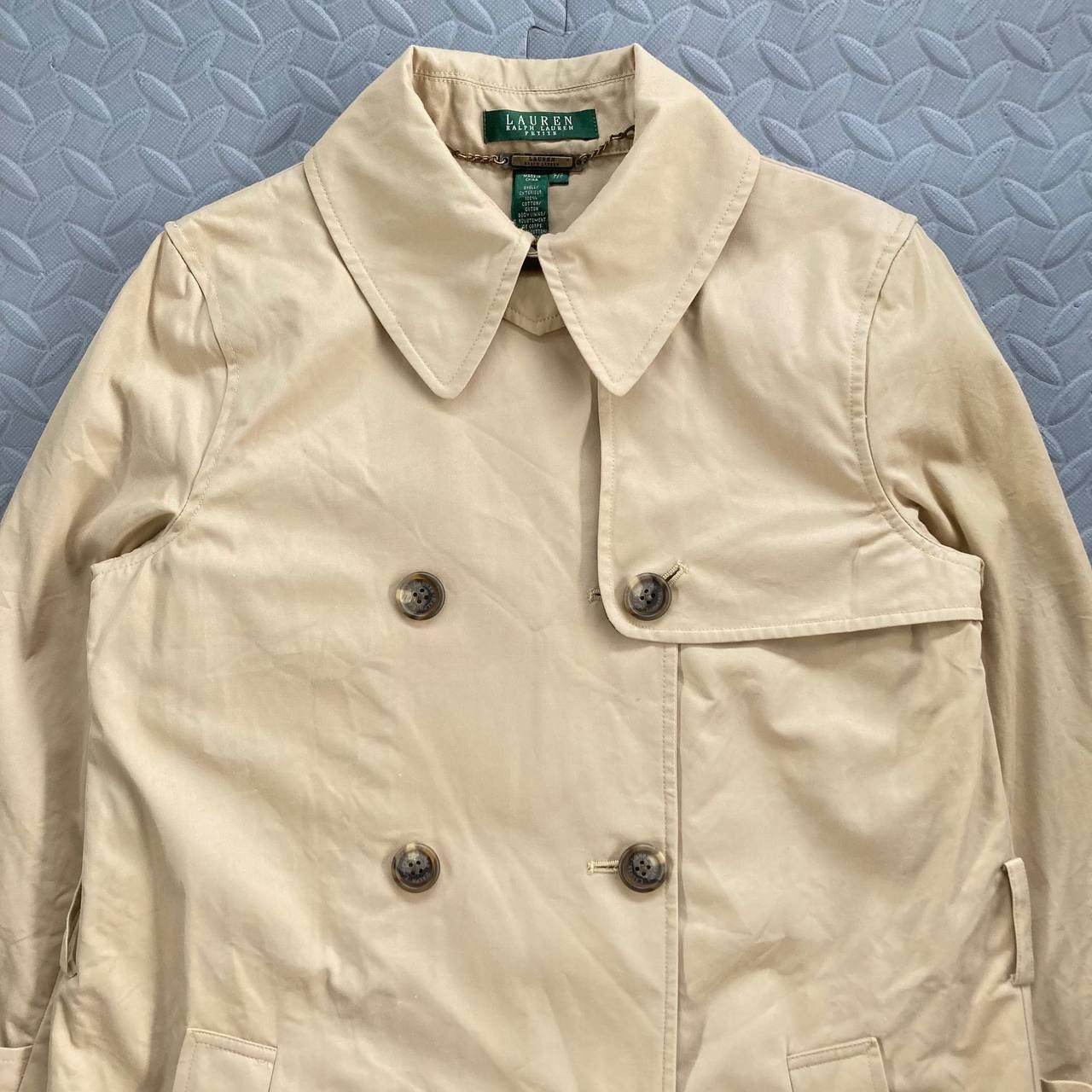 Lauren Ralph Lauren Double-Breasted Short Trench Coat Size S / US 4 / IT 40 - 7 Thumbnail