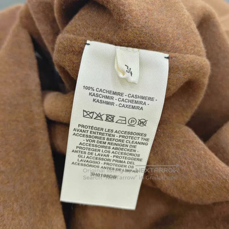Hermes Hermes Brown Cashmere Single Button Vest Coat Size XXS / US 00 / IT 34 - 5 Thumbnail