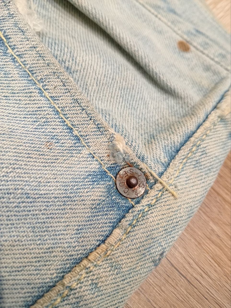 Levi's RARE LEVI'S VINTAGE 501 CAPITAL E HIDDEN RIVET DENIM Size US 31 - 6 Thumbnail