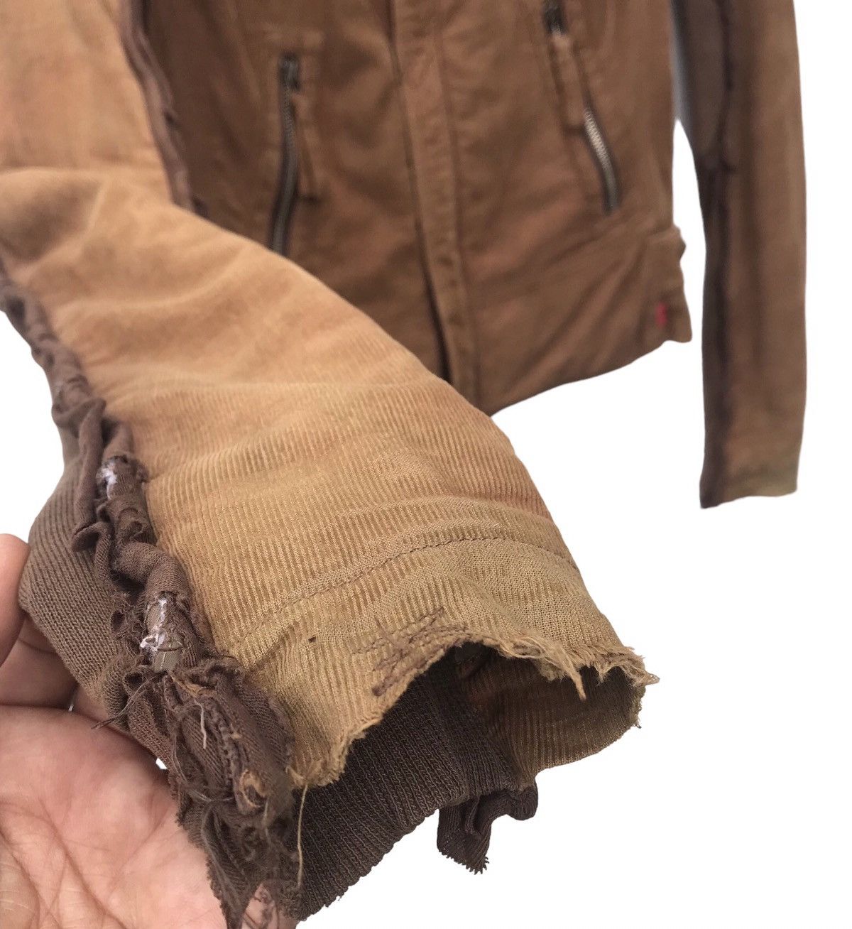Japanese Brand Jungle Cat Distressed Corduroy Women Jacket ( 16”X22” ) Size S / US 4 / IT 40 - 9 Thumbnail