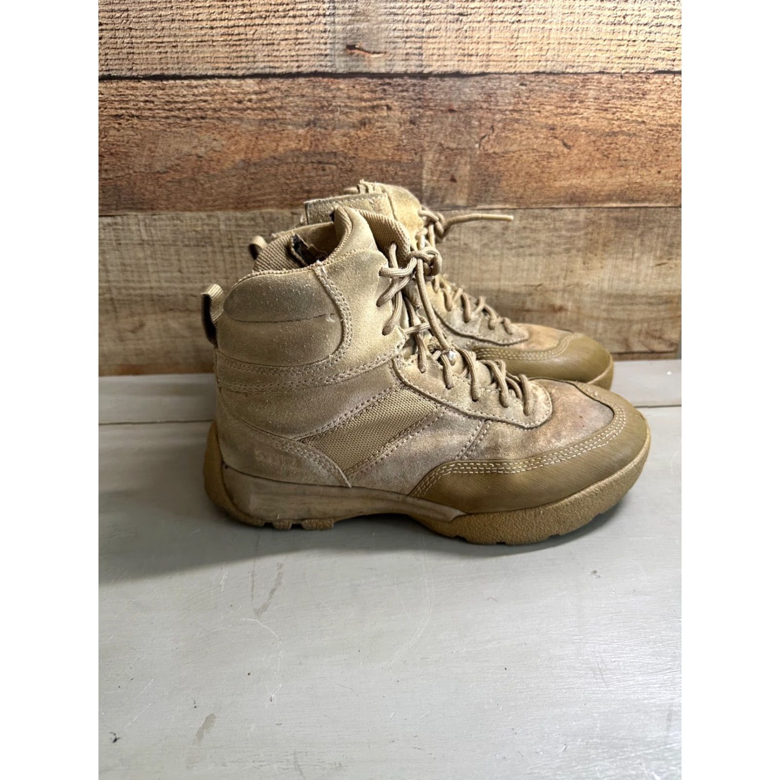Vintage 511 Tactical Boots! advance low side zip. Coyote. Mens 6.5. Size US 7 / EU 40 - 2 Thumbnail