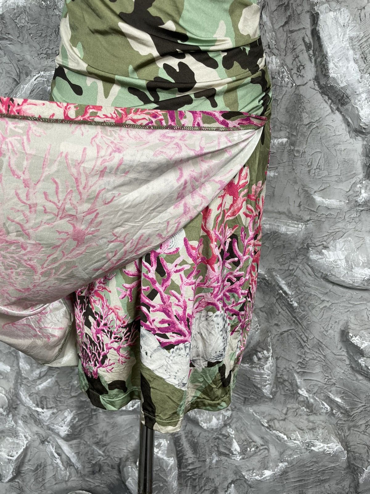 Blumarine Bluemarine Rare Vintage Dress Camo / Corrals Pattern Y2K Size S / US 4 / IT 40 - 11 Thumbnail