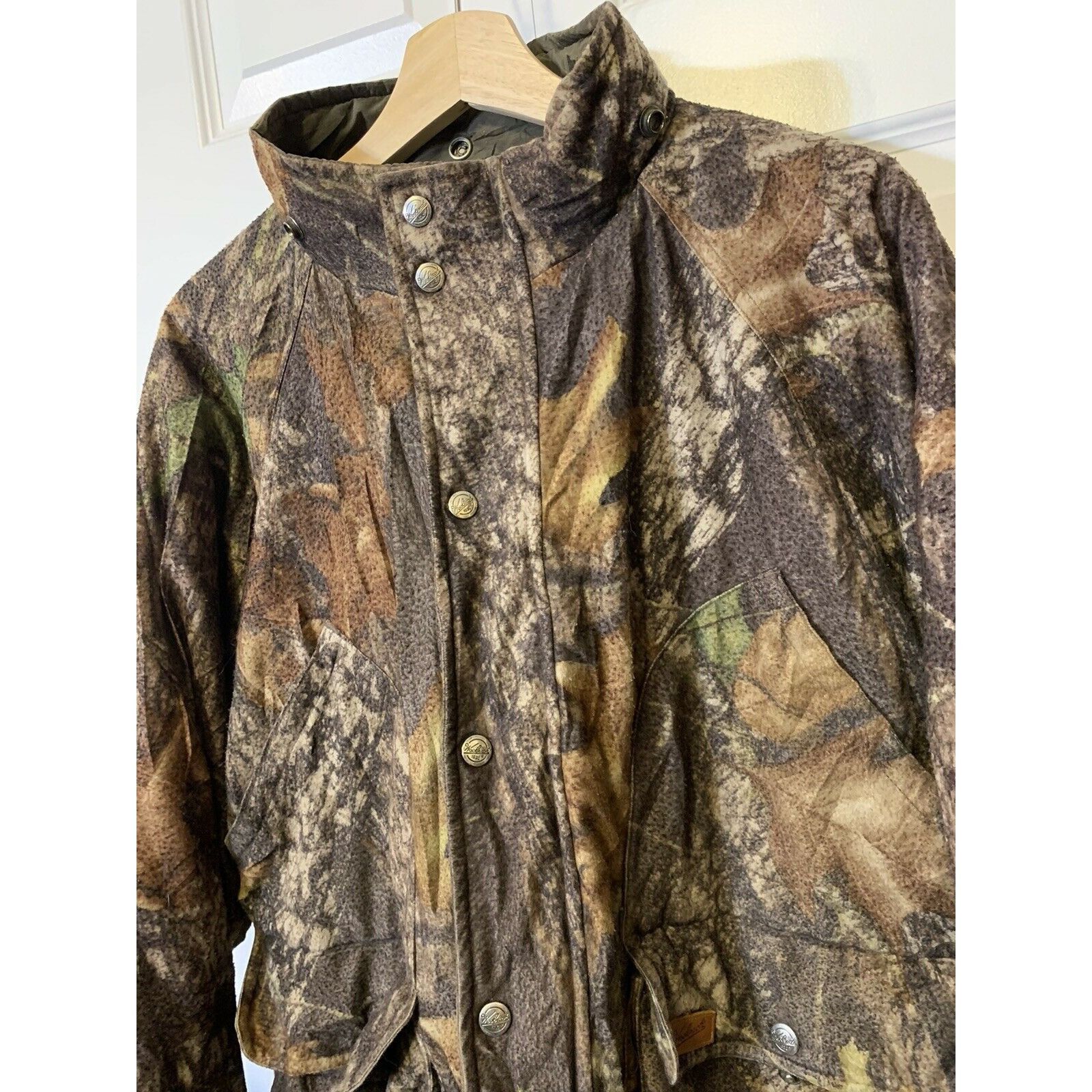 Woolrich Woolen Mills Vtg Woolrich Men's Sz L 42-44 Camo Coat Jacket Hunting Outdo Size US L / EU 52-54 / 3 - 9 Thumbnail