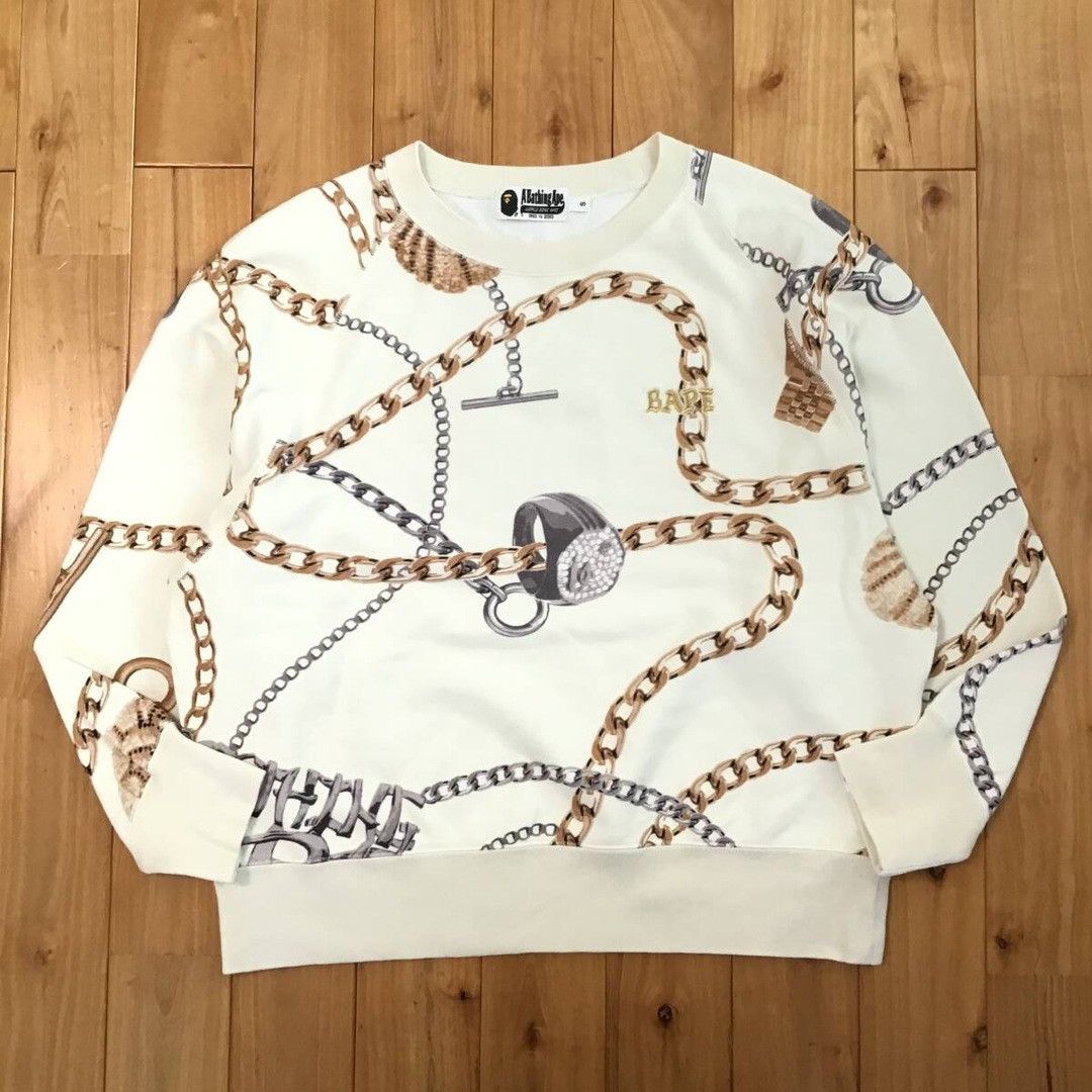 Bape BAPE JEWELS sweat shirt a bathing ape Size US S / EU 44-46 / 1 - 1 Thumbnail