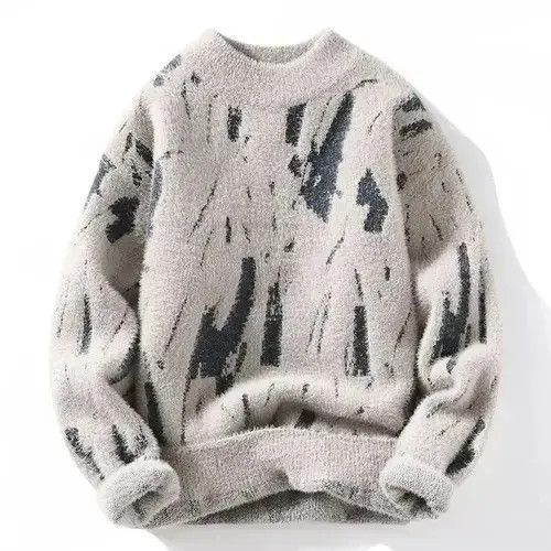 Harajuku Cashmere Sweater Men