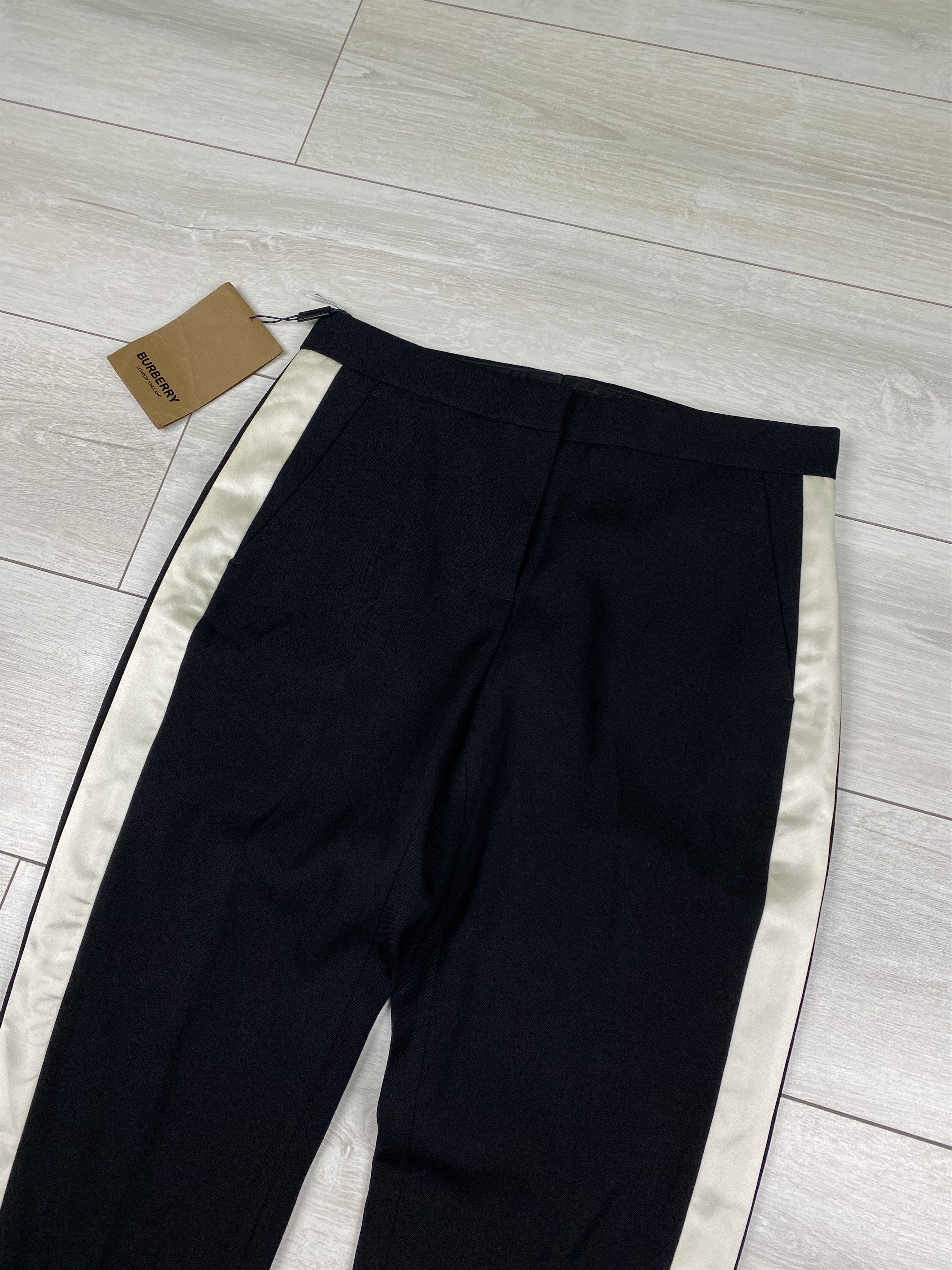 Burberry Burberry Hanover Stripe Wool Stright Fit Tailored Trousers Size 27" / US 4 / IT 40 - 5 Thumbnail