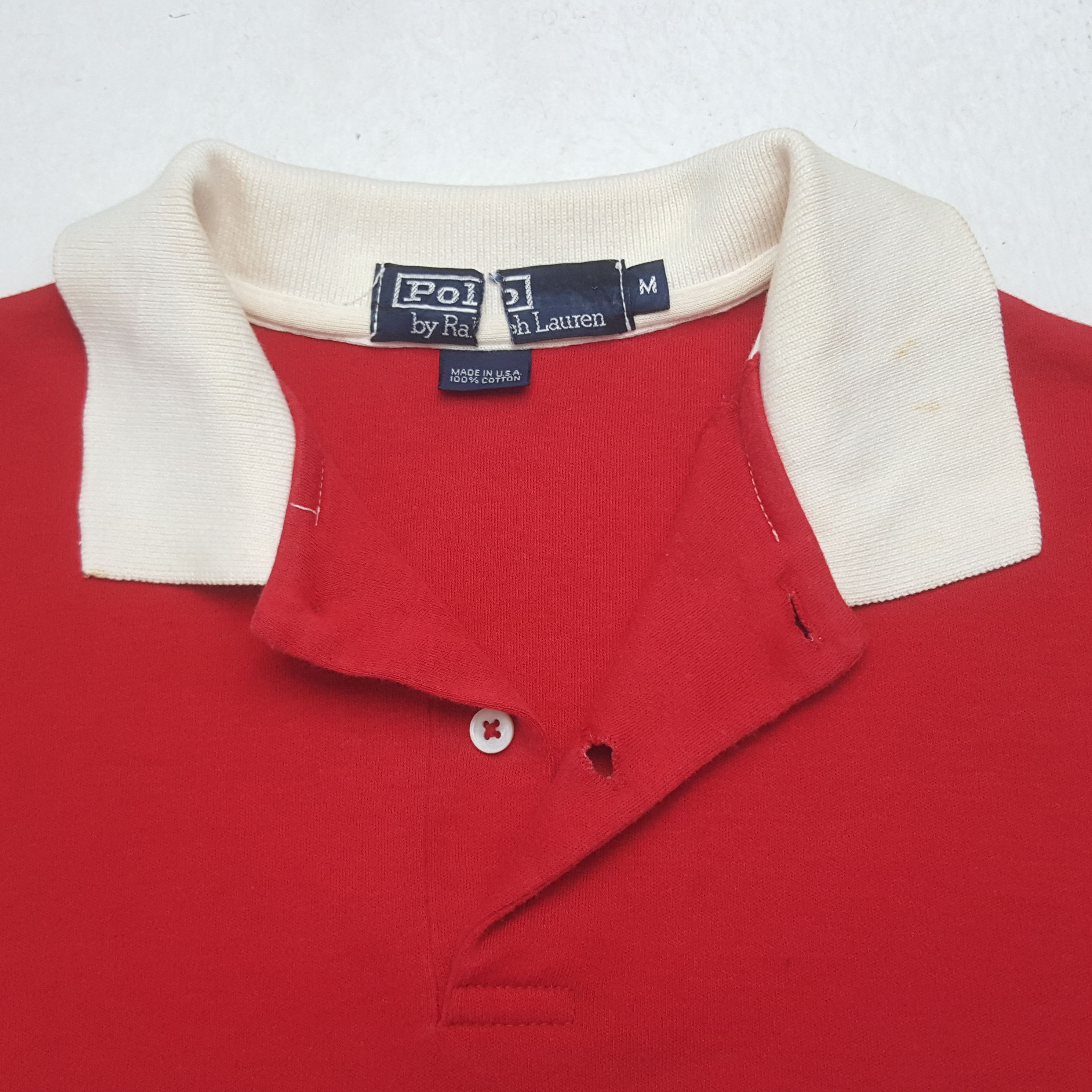 Polo Ralph Lauren Vintage Polo Ralph Lauren American Brand Rugby Polos RR3 Size US L / EU 52-54 / 3 - 4 Thumbnail