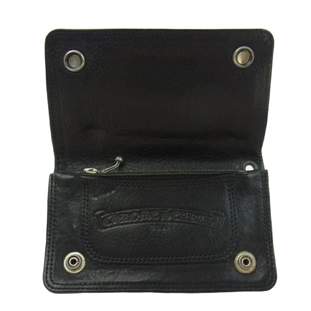 Chrome Hearts CHROME HEARTS 1 ZIP LEATHER WALLET Size ONE SIZE - 4 Thumbnail