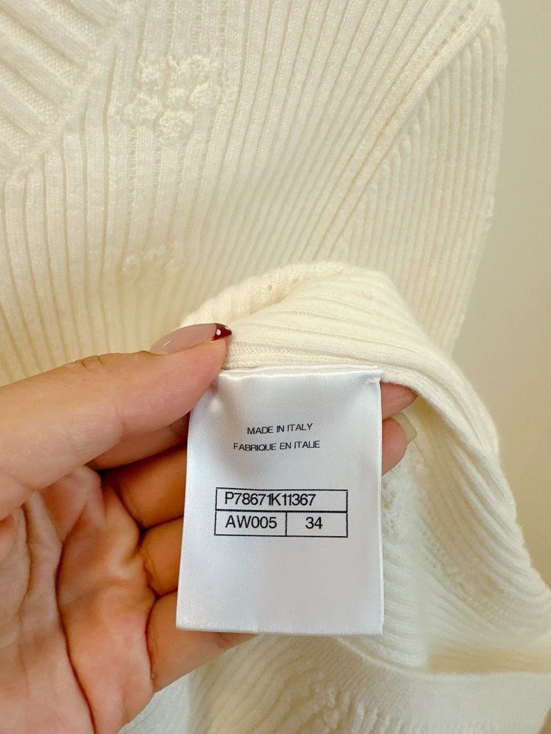 Chanel Chanel 25C early spring tie cashmere sweater Size XXS / US 00 / IT 34 - 5 Thumbnail