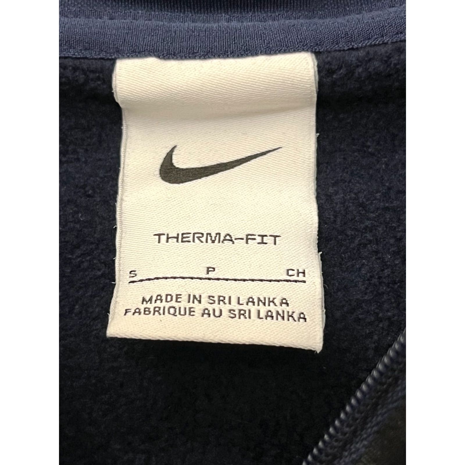 Nike Nike Therma-Fit Tour Performance Women's Small Navy 1/4 Zip Pullover Shirt Active Gym & Training Womens Nike Dri-Fit Modern 90s Style Blue Size S / US 4 / IT 40 - 6 Thumbnail
