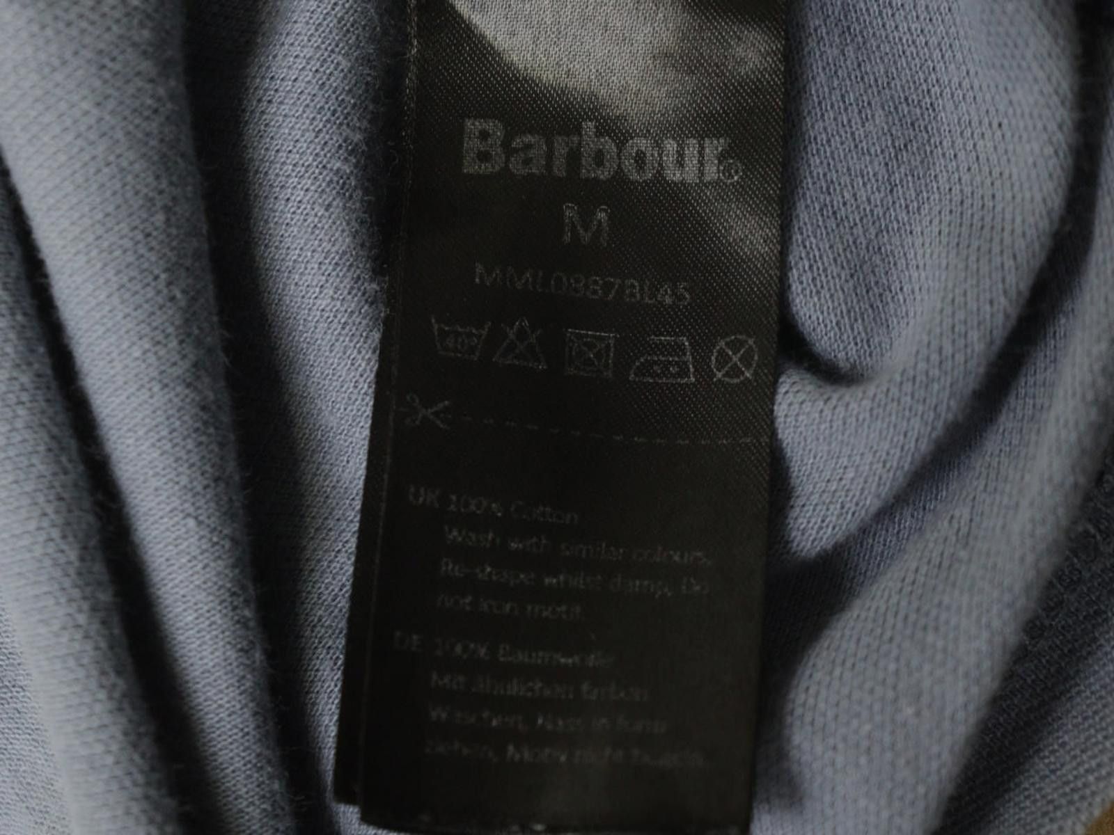 Barbour Barbour Gray 100% Cotton Collared Casual Polo Shirt Size M Size US M / EU 48-50 / 2 - 9 Thumbnail
