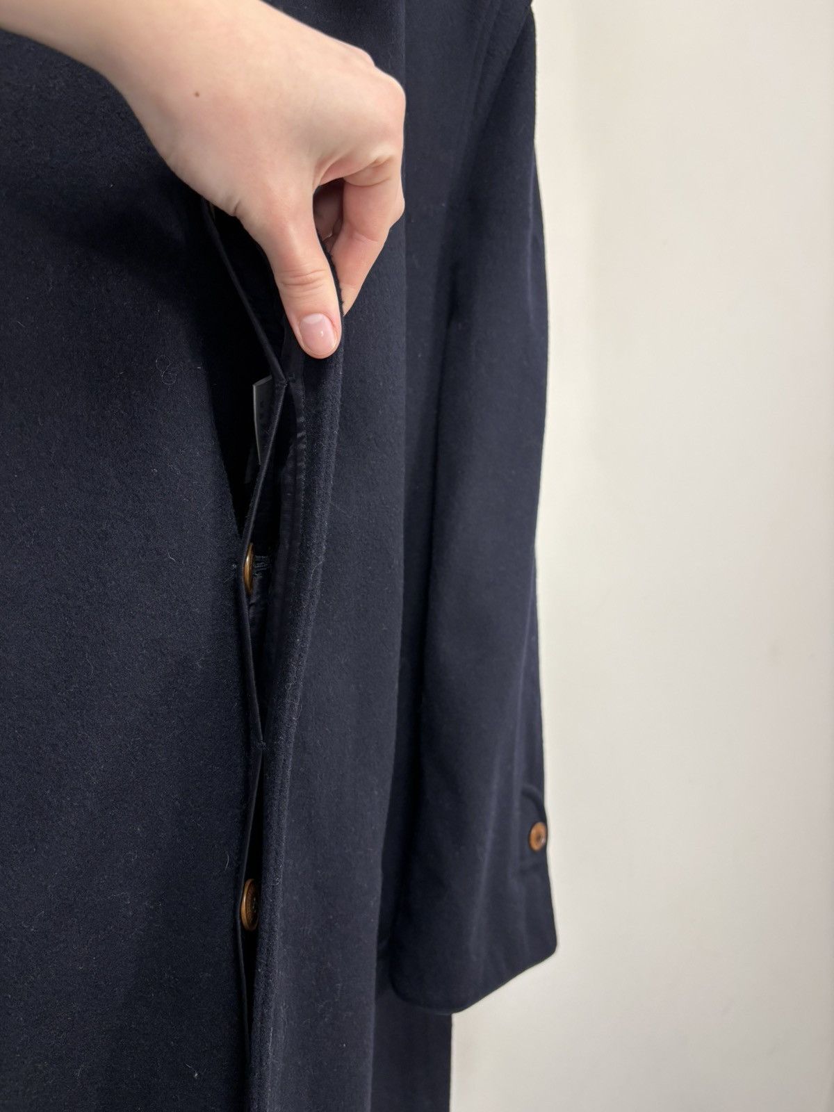 Other Lodenfrey Men’s Tyrol Loden Navy Blue Wool Long Overcoat Size US XL / EU 56 / 4 - 11 Thumbnail