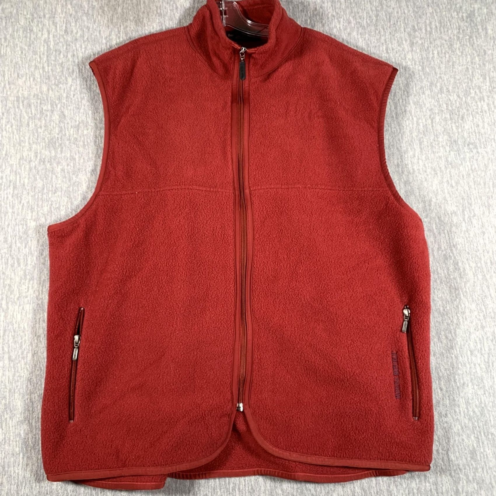 Banana Republic Banana Republic Vest Mens XL Red Fleece Full Zip Pockets Outdoor Size US XL / EU 56 / 4 - 3 Thumbnail
