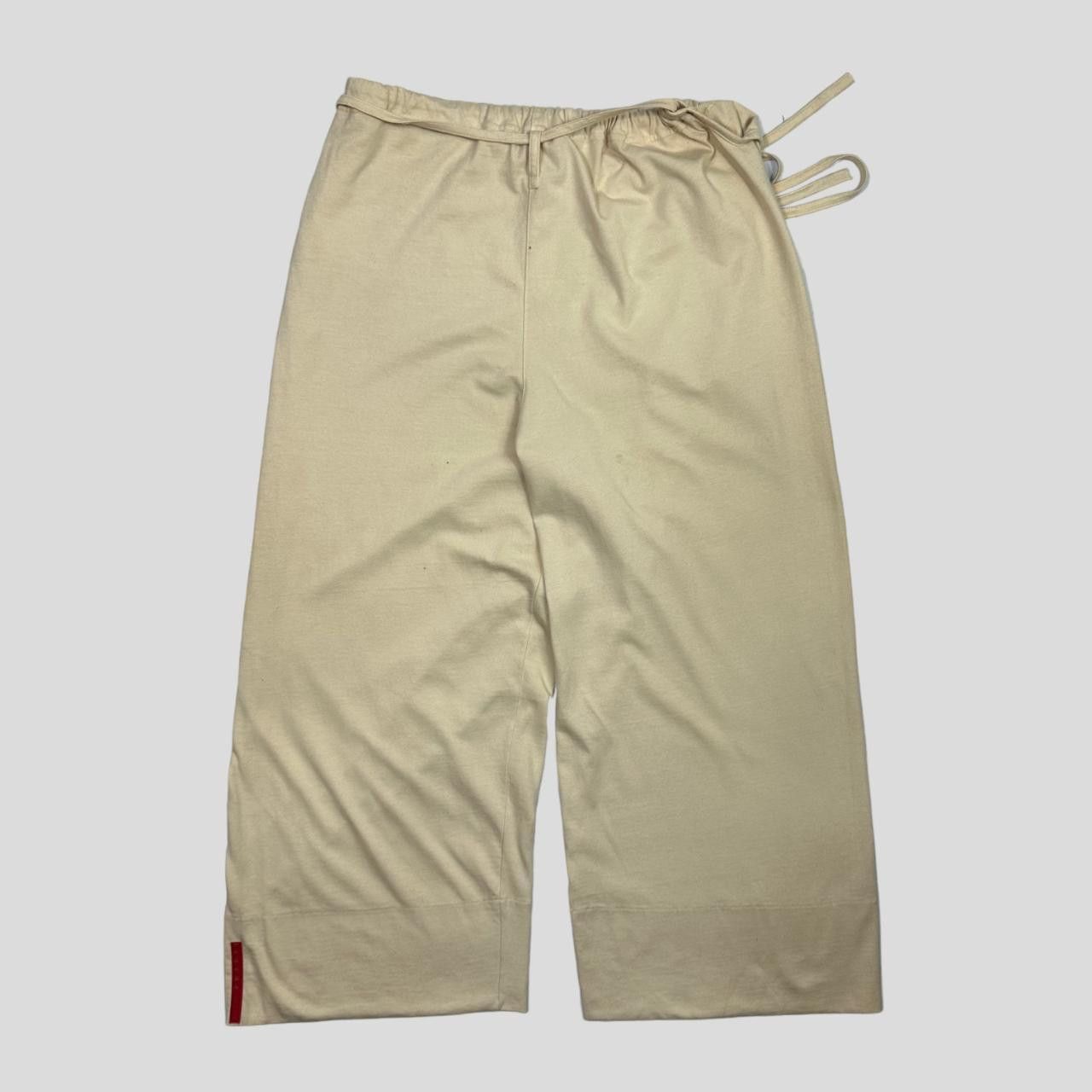 Image of Prada Sport Ss01 Wide Leg Culotte Trousers - Os in Tan, Men's (Size 36)