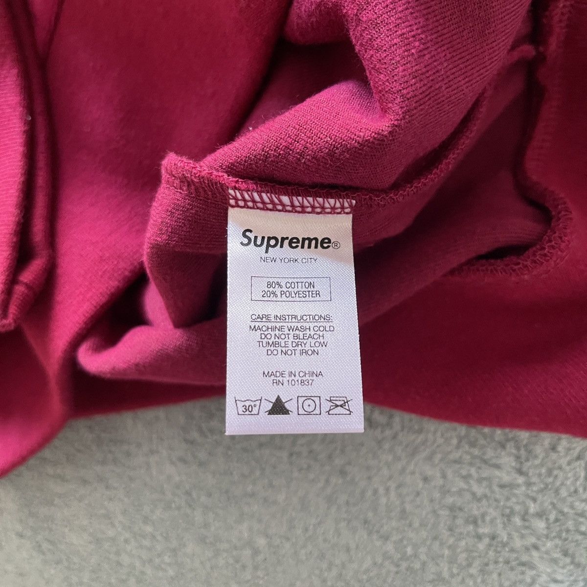 Supreme Velour crewneck Size US L / EU 52-54 / 3 - 4 Thumbnail