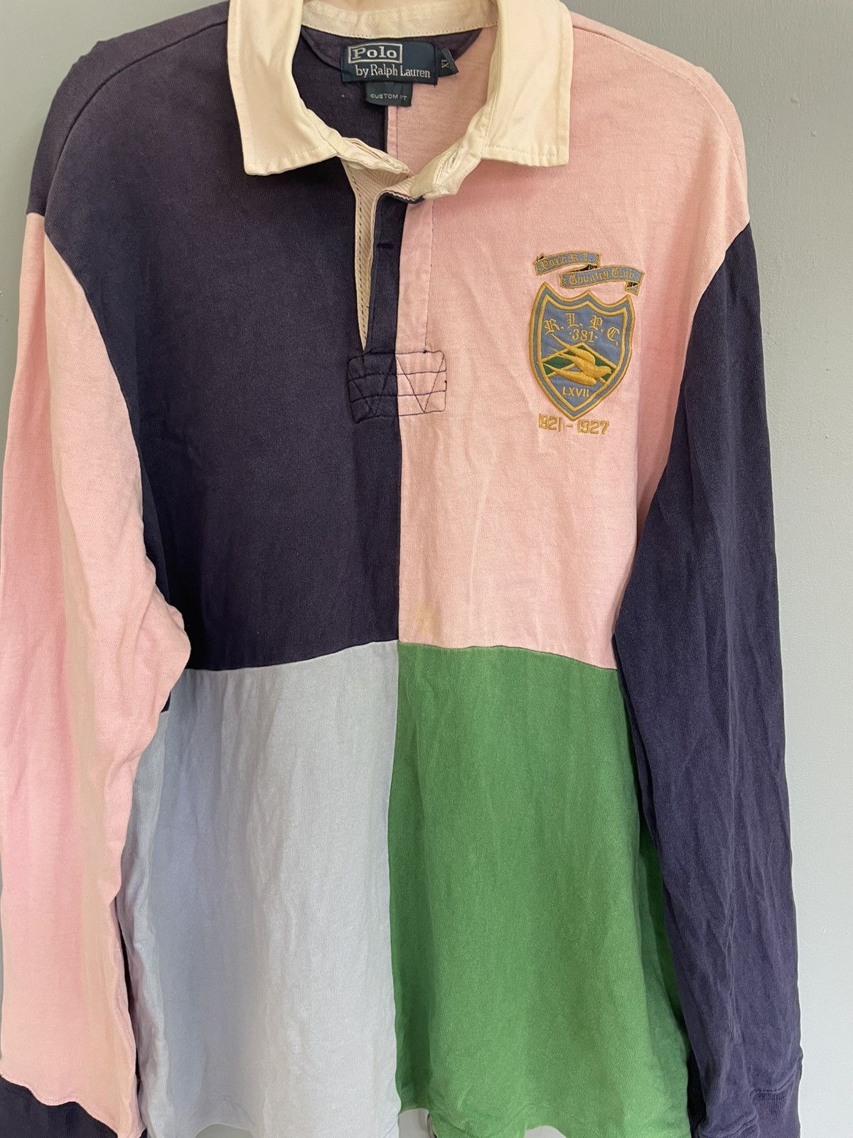 Polo Ralph Lauren Vintage Polo Ralph Lauren rugby long sleeve polo shirt Size US XL / EU 56 / 4 - 3 Thumbnail