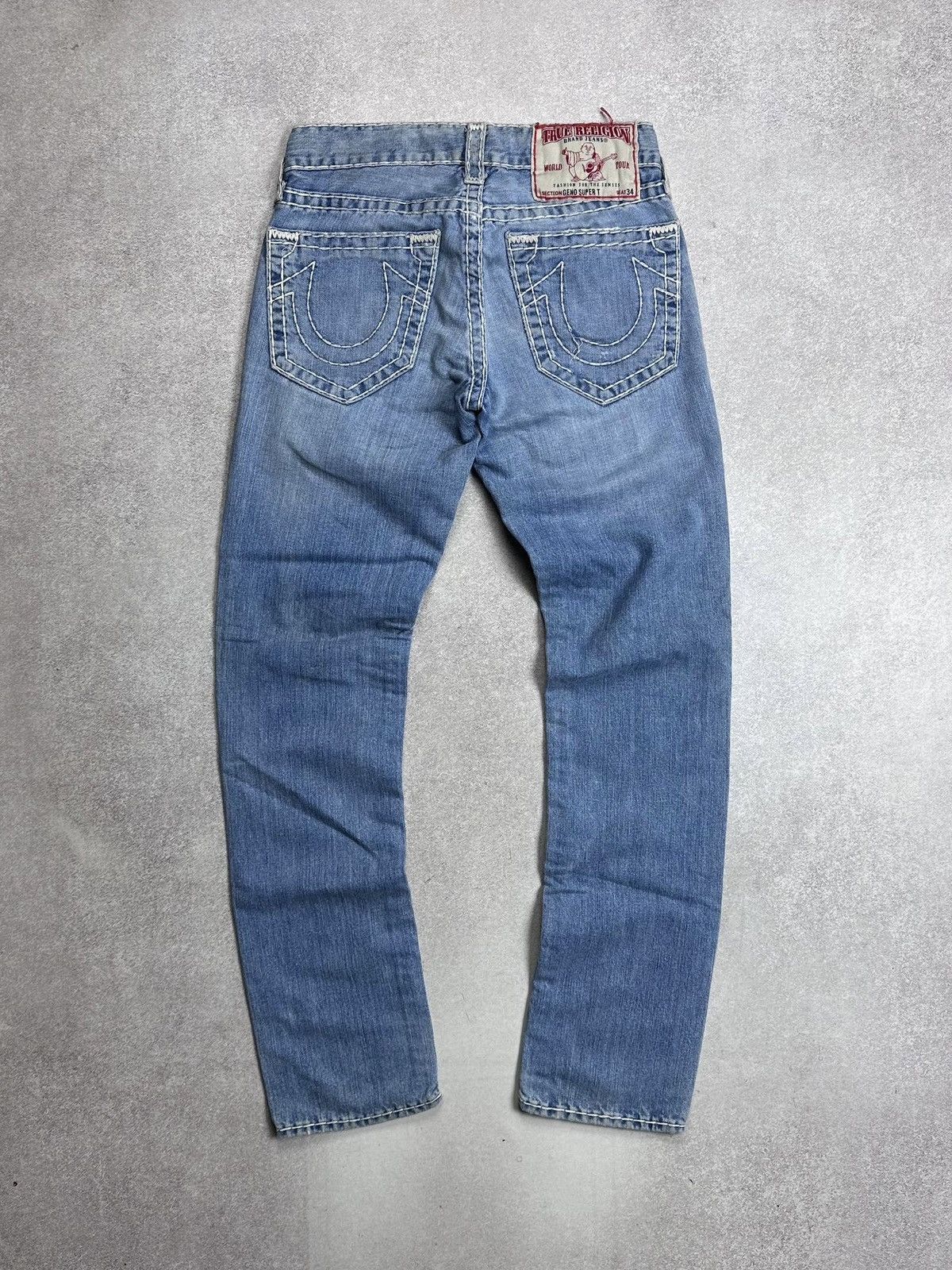 True Religion Vintage True Religion Baggy Chief Keef Style Jeans Y2K 29 Size US 29 - 1 Thumbnail