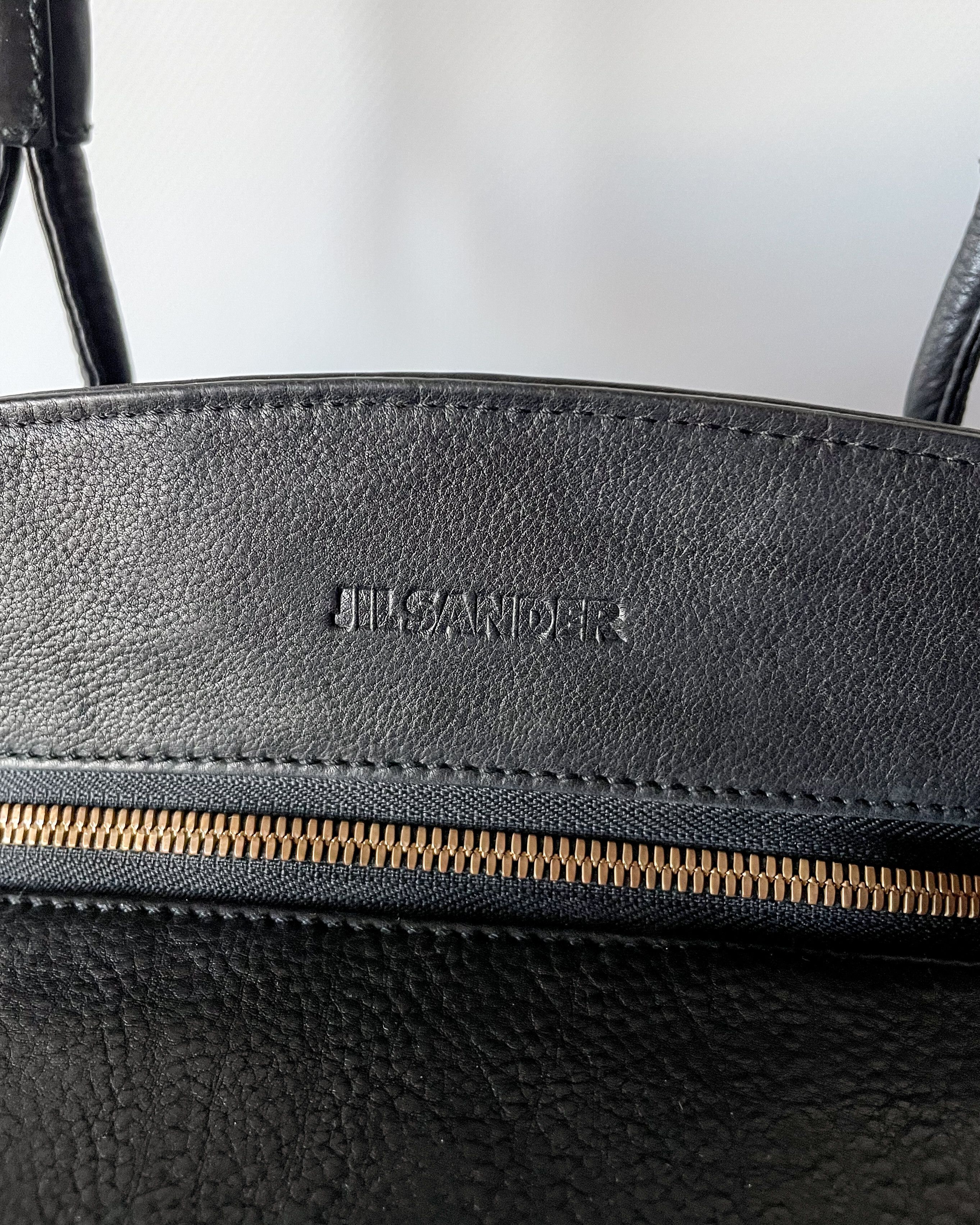 Jil Sander Jil Sander Black Leather Shoulder Bag Size ONE SIZE - 10 Thumbnail