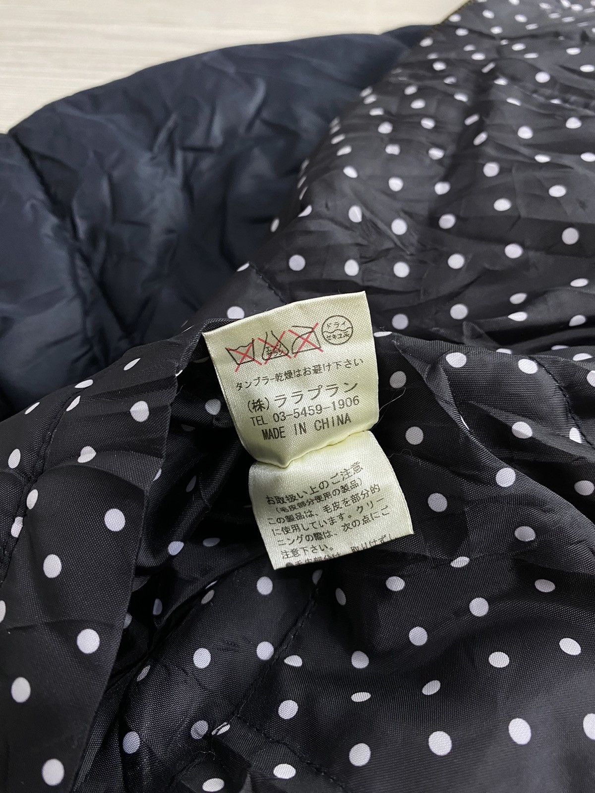 If Six Was Nine × Japanese Brand × Le Grande Bleu (L.G.B.) 2000s LDS reversible polkadot faux fur lgb style jacket Size US S / EU 44-46 / 1 - 6 Thumbnail